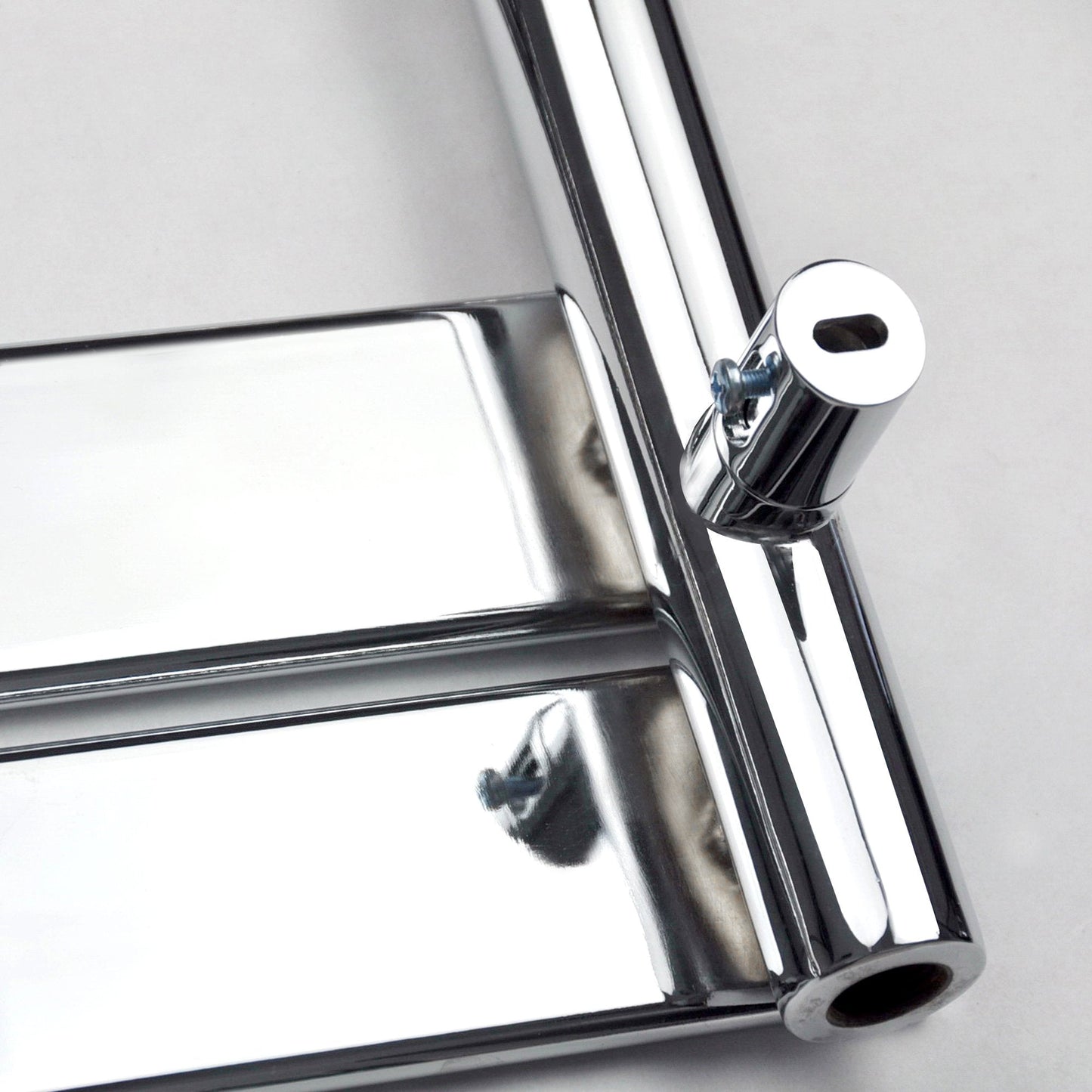 iBathUK Zerith Wall Mounted Flat Panel Heated Towel Rail, 7 Column Slim Flat Steel Hydronic Central Heating Towel Radiator with High Thermal Output