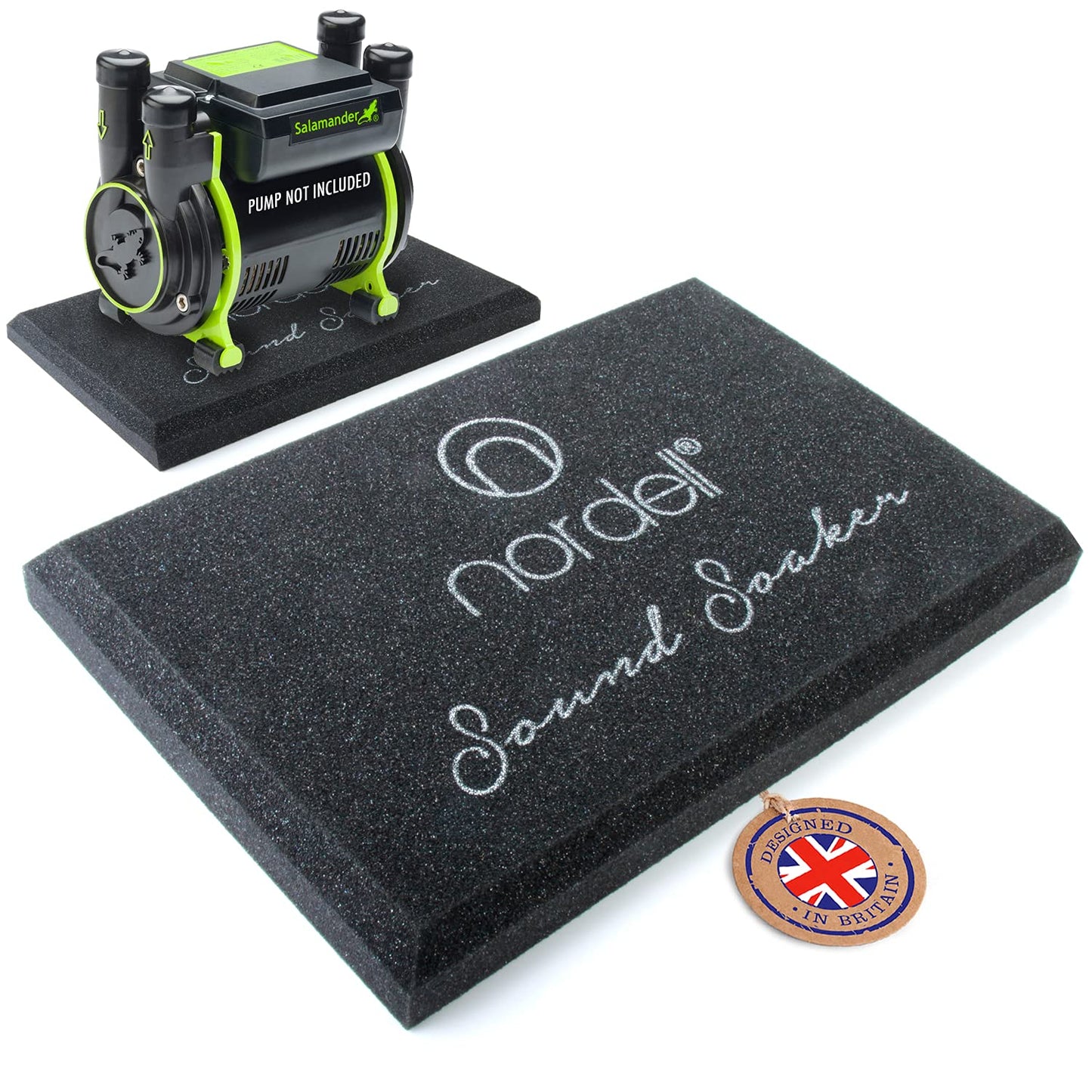 Shower Pump Noise Reduction Floor Mat - Vibration & Absorbing mat Designed for dampening unwanted Noise, Salamander, Bristan, Arley Cyclone, Monsoon,