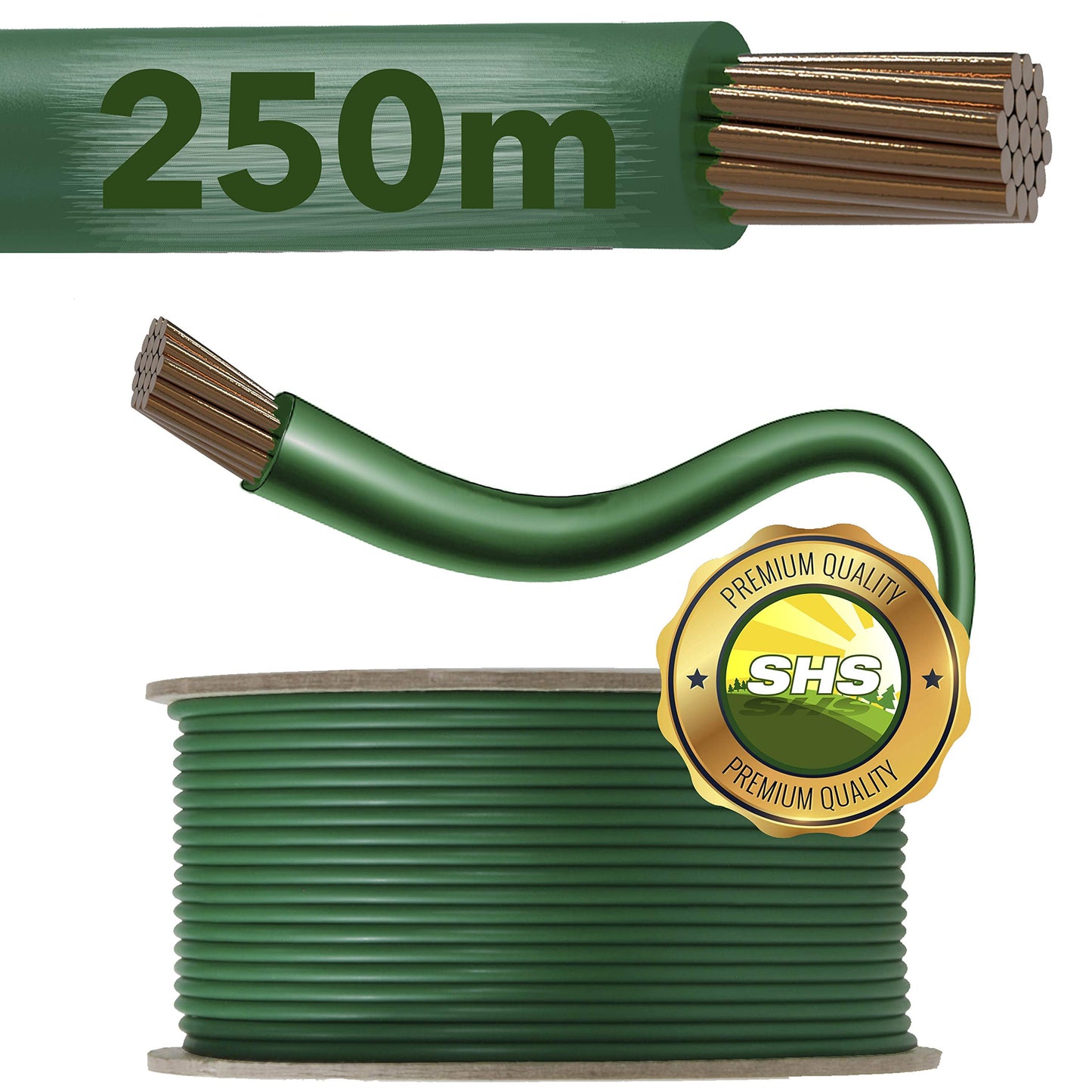 RASENFREUND 250 m Boundary Cable for Robotic Lawnmower Lawn Mower Lawn Robot Set Boundary Wire for Search Cable ? Compatible with