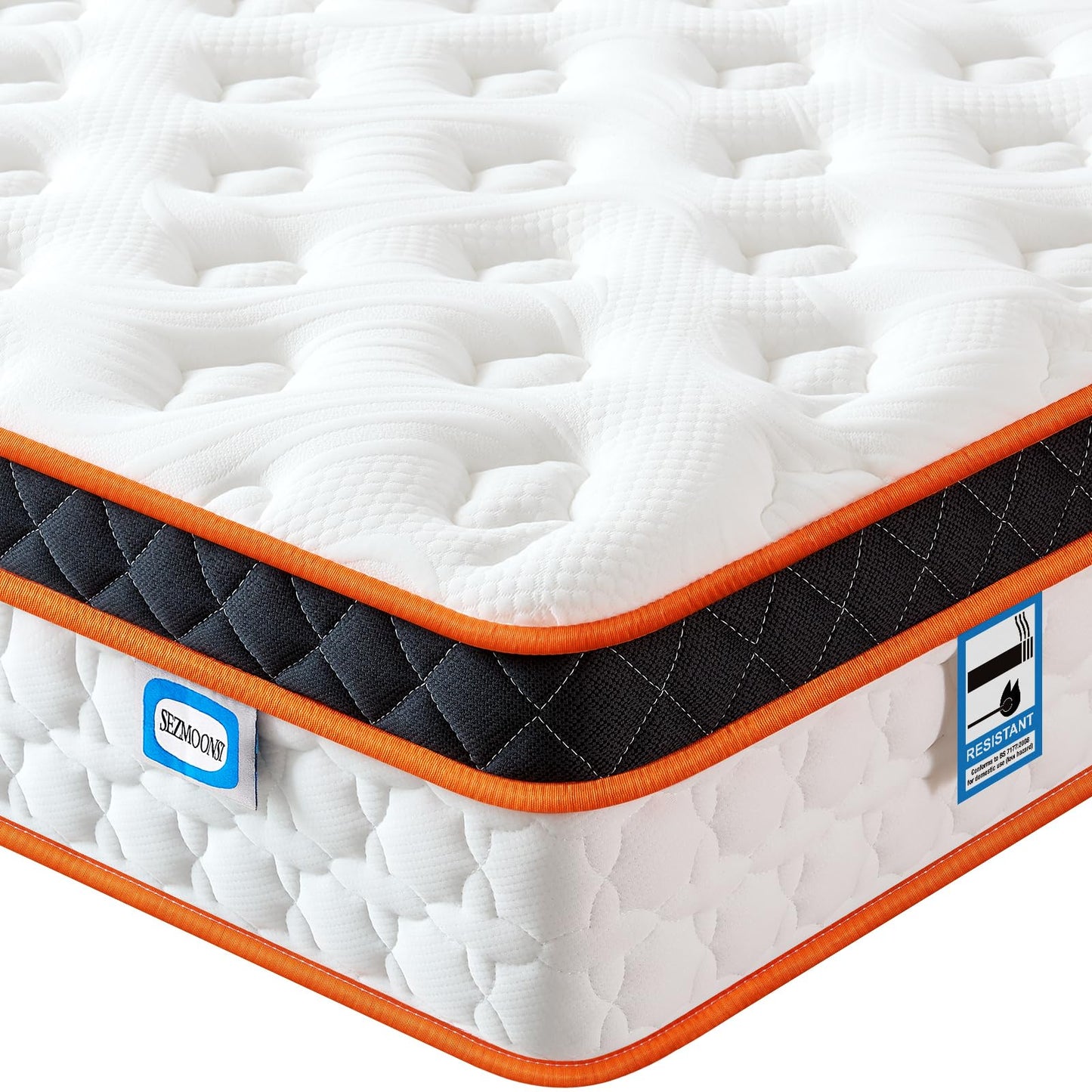 SEZMOONSI King Size Mattress 5FT, King Bed Mattresses 150x200x23cm