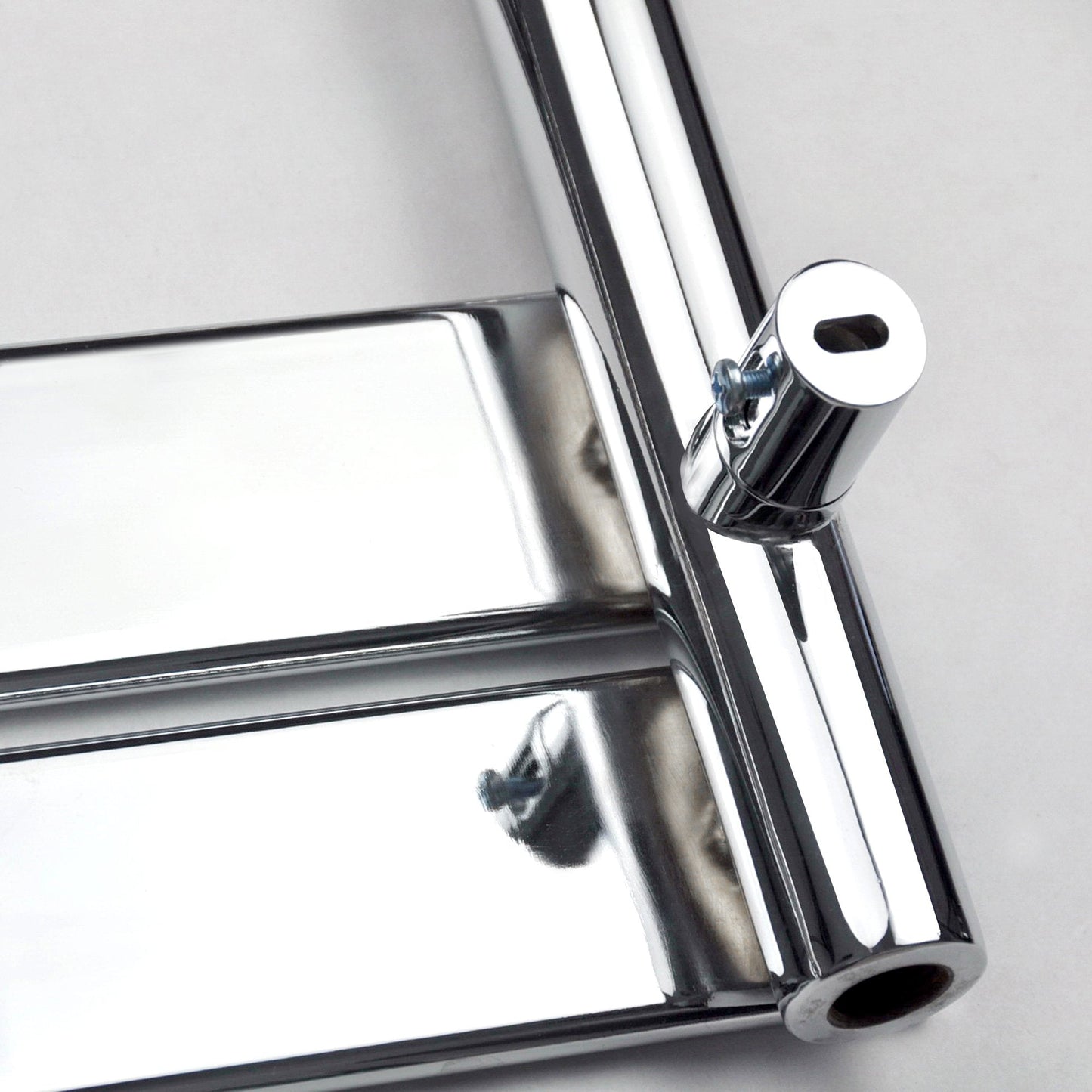 iBathUK Zerith Wall Mounted Flat Panel Heated Towel Rail, 12 Column Slim Flat Steel Hydronic Central Heating High Thermal Output Designer Bathroom