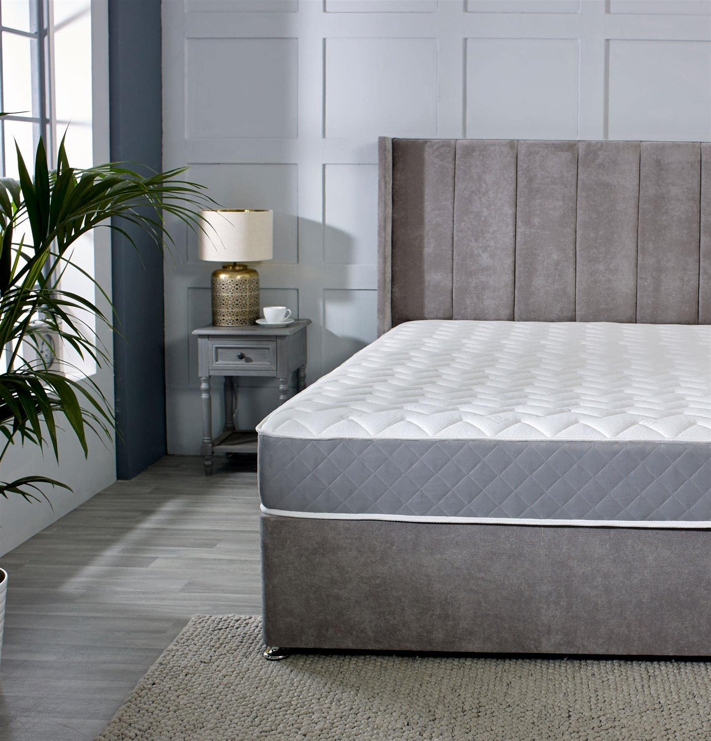 Starlight Beds Astral Grey Hybrid King Size Mattress - 5ft x 6ft6