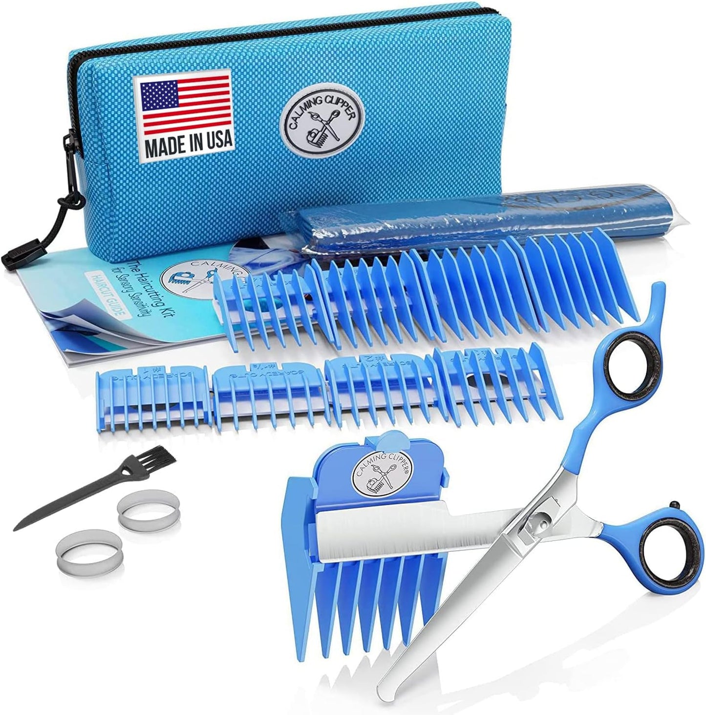 Calming Clipper 10pc Haircutting Kit for Sensory Sensitivity, New but slightly dusted