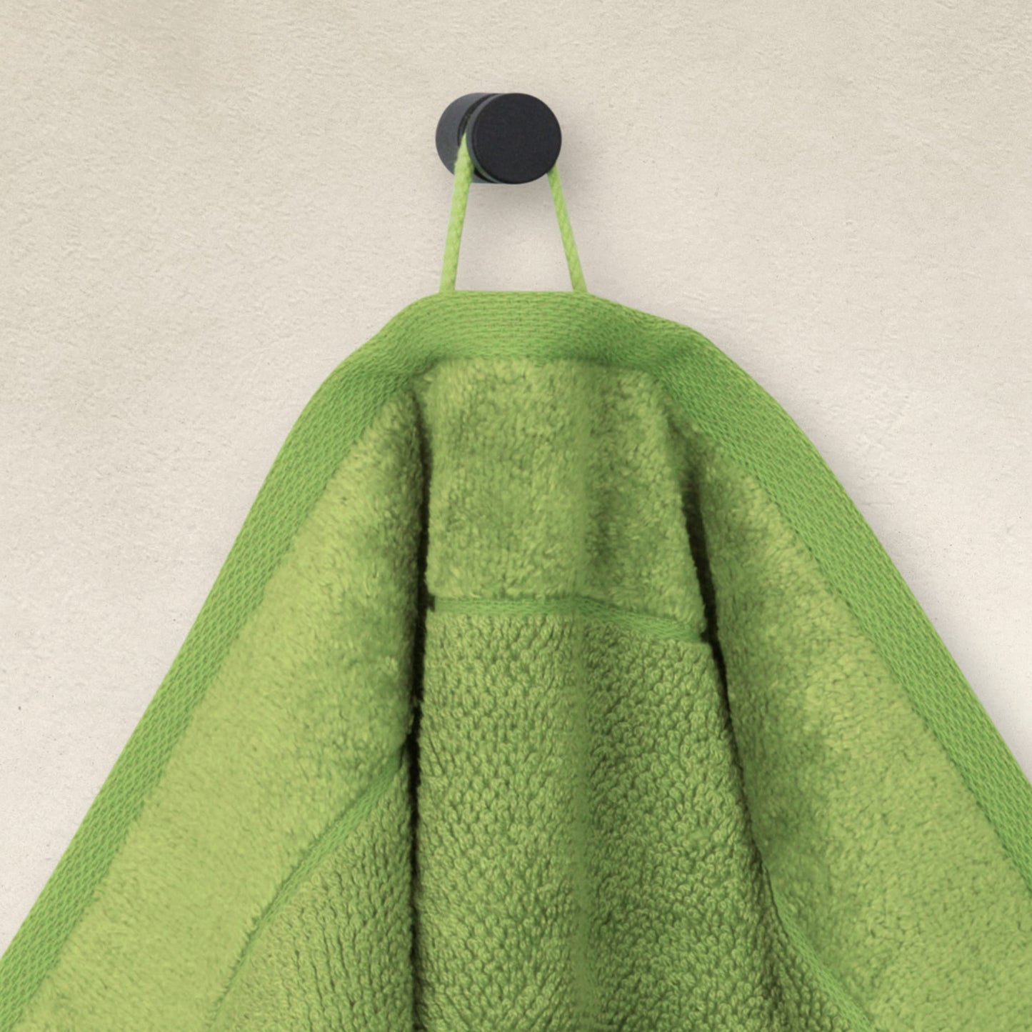 Möve Bamboo Luxe set of 3 soap cloths 30 x 30 cm made of 60% cotton / 40% viscose from bamboo cellulose, peridot