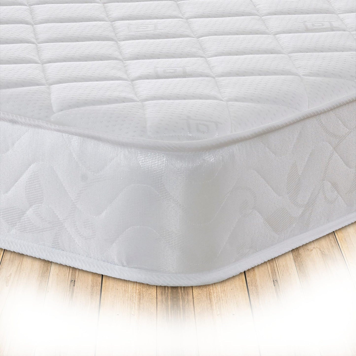 Starlight Beds Diamond Sprung Small Single Mattress with Memory Foam Layer