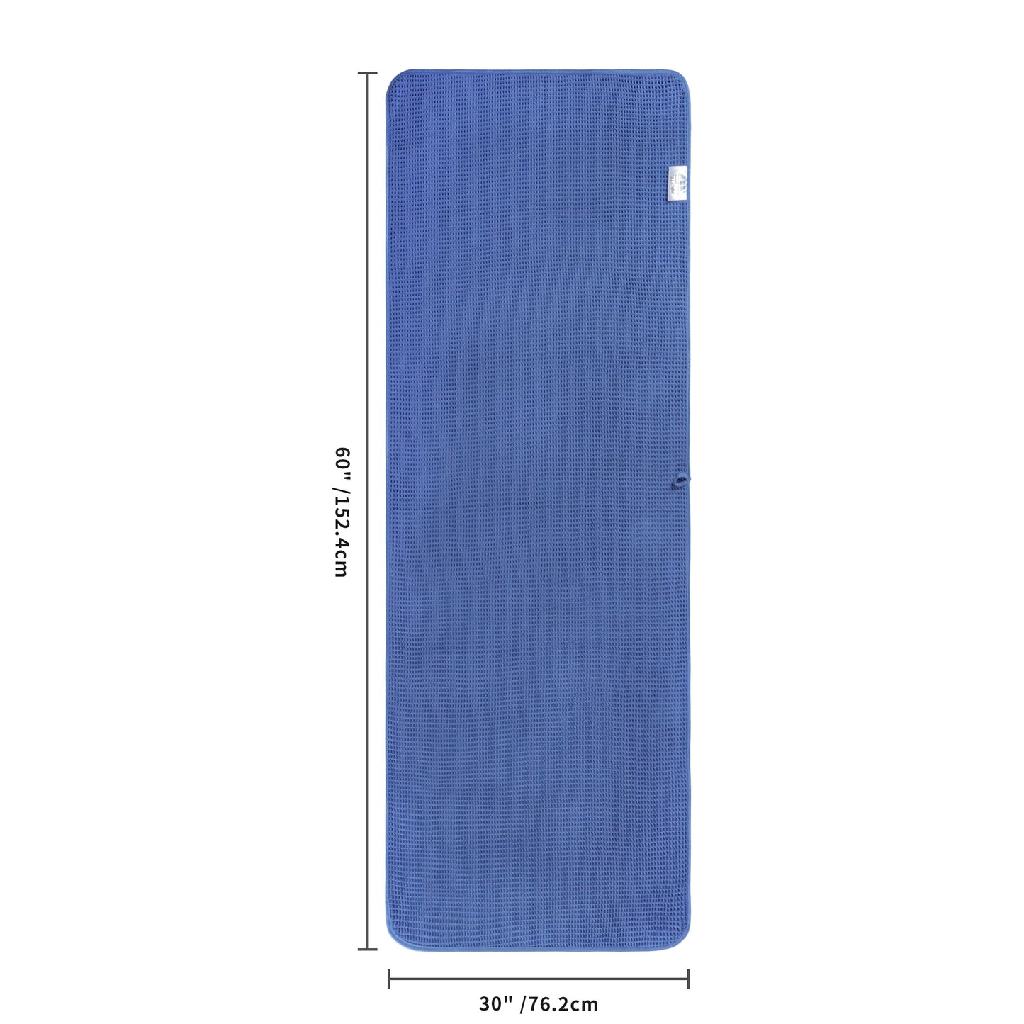 POLYTE 380 GSM Microfibre Quick Dry Waffle Bath Towel, 76.2x152.4 cm