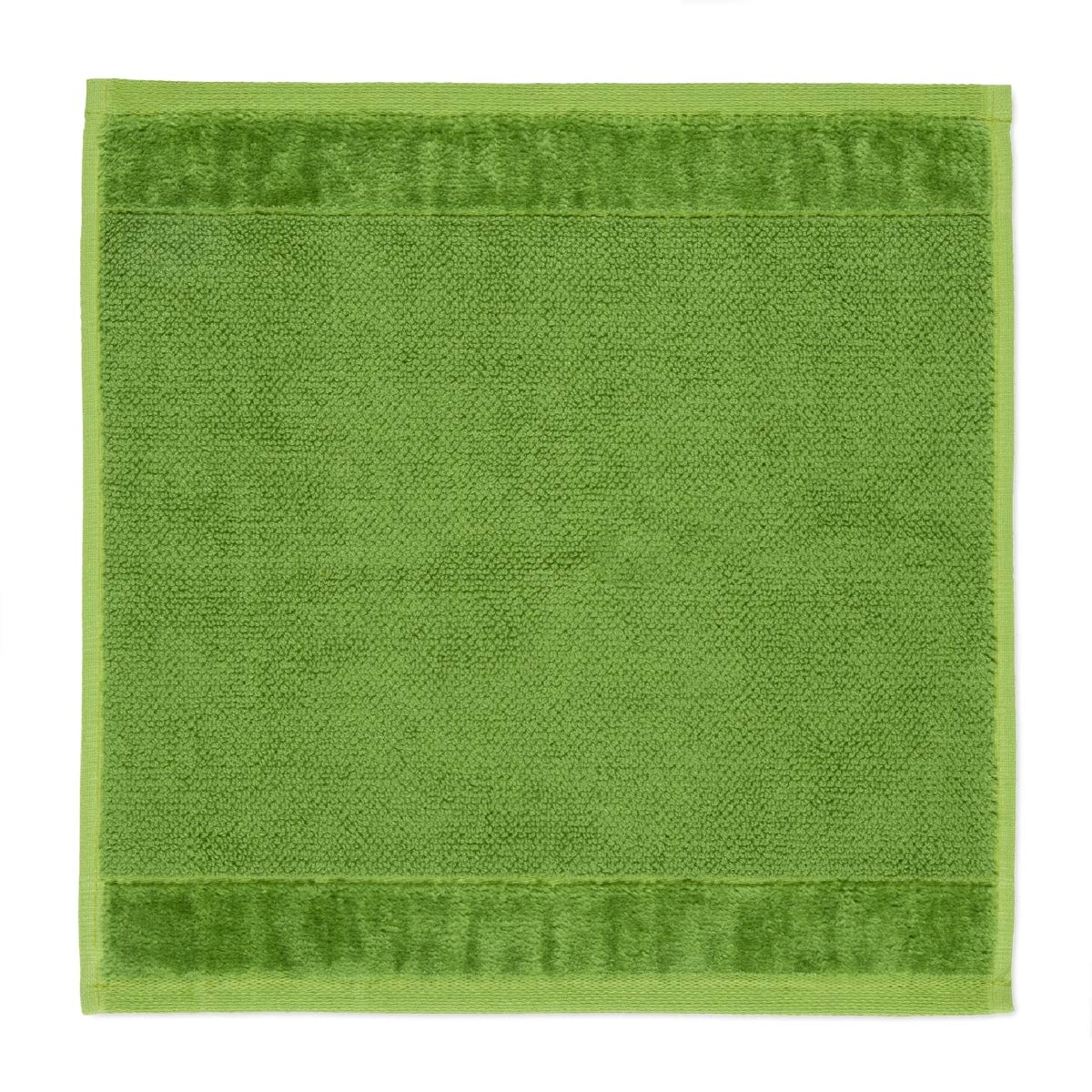 Möve Bamboo Luxe soap cloth 30 x 30 cm made of 60% cotton / 40% viscose from bamboo cellulose, peridot