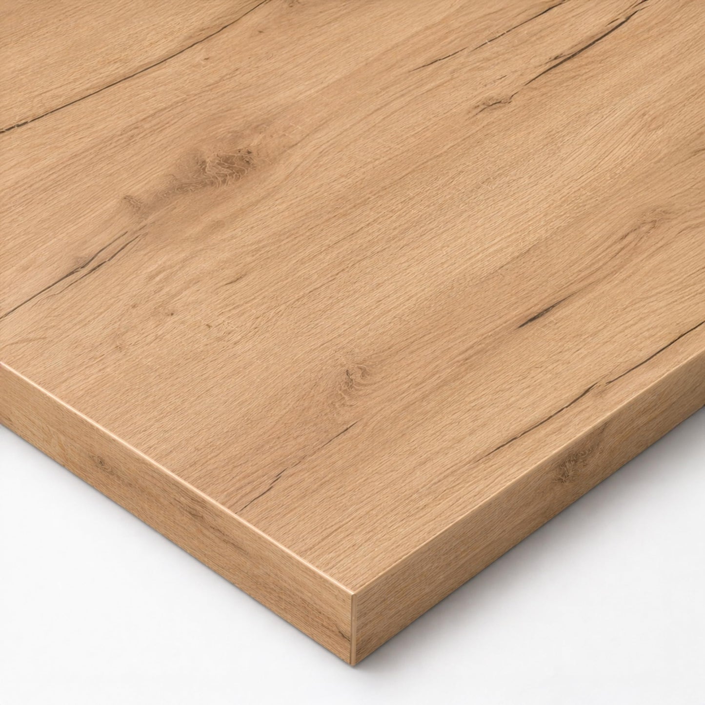 POKAR Table Top 140x60 cm | Desk Top 25 mm Thick | Perfect for Height Adjustable Standing Desk or Dining Table DIY | Durable Laminated Table Top