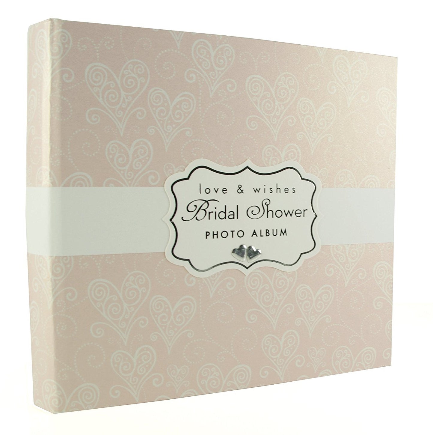 Love & Cherish Pearlised Paperwrap Bridal Shower Photo Album Wedding Gift