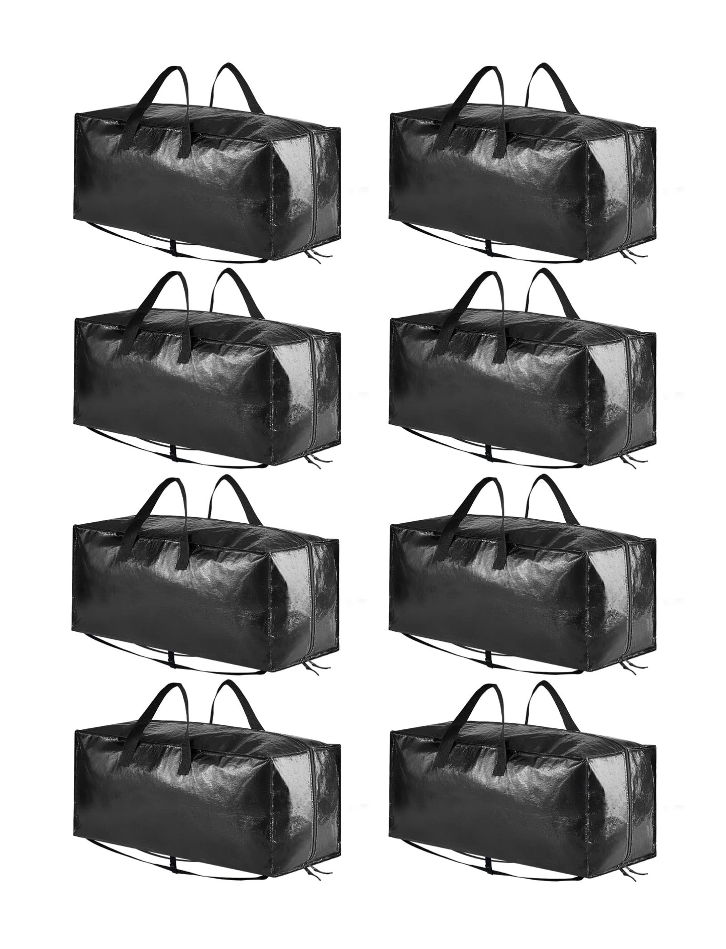 SpaceAid Heavy Duty Moving Bags, Extra Large Storage Totes W/Backpack Straps Strong Handles & Zippers, Alternative to Moving Boxes