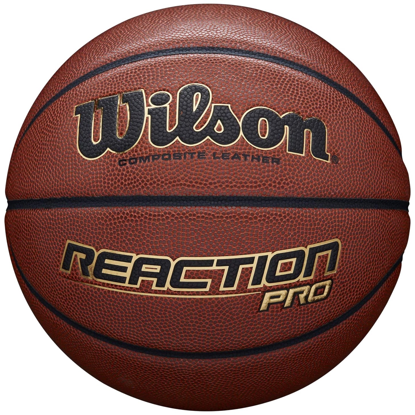 Wilson Reaction Pro Basketball, Brown, 6