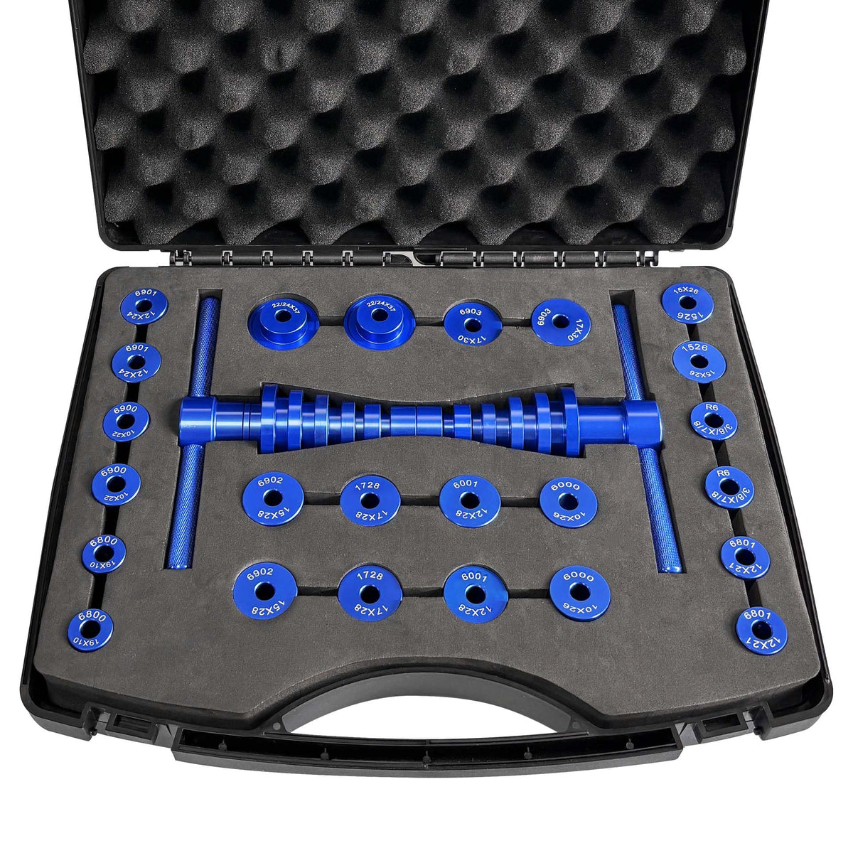 Bicycle Inner Bearing Press Set, Cycle Press Set, Hub Assembly Tool, Hub Bearing Inner Bearing Installation Tool (Blue)