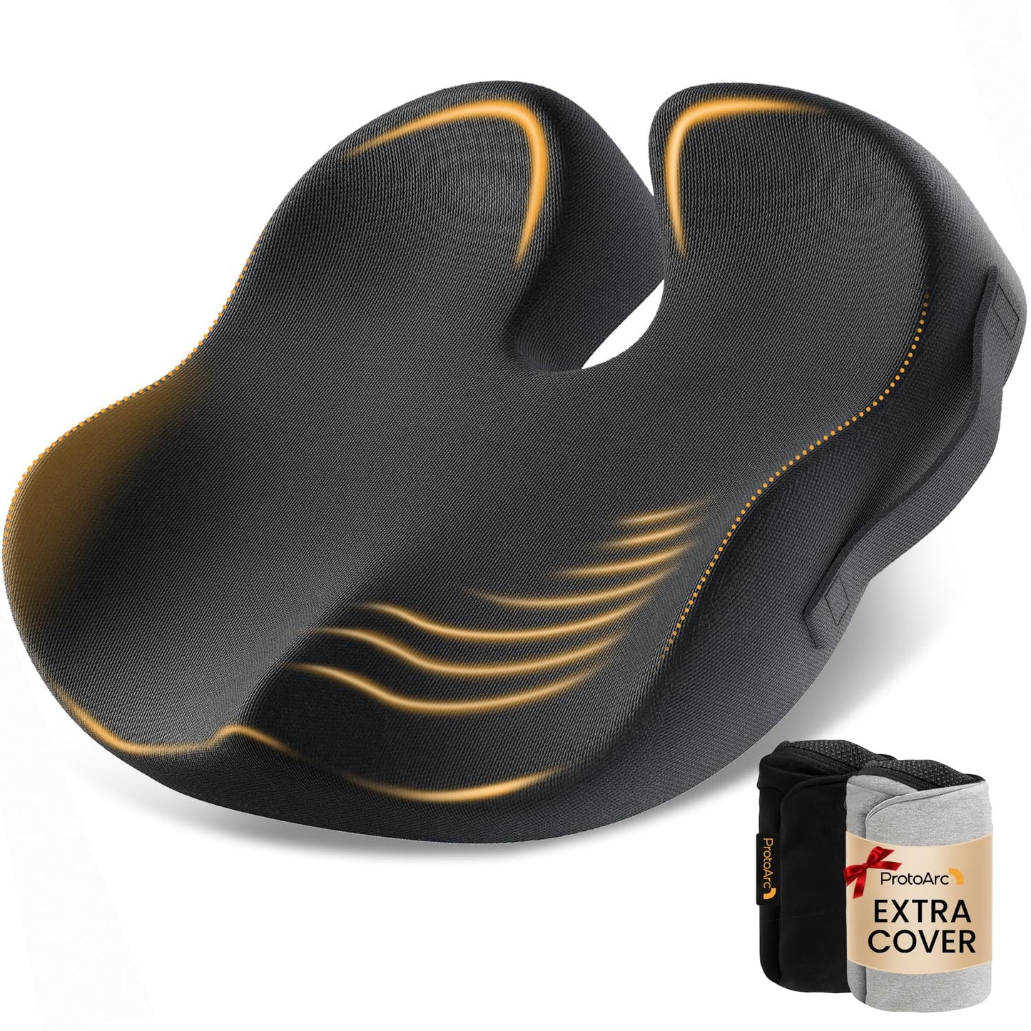 ProtoArc Extra Large Ergonomic Seat Cushion for Office Desk Chair