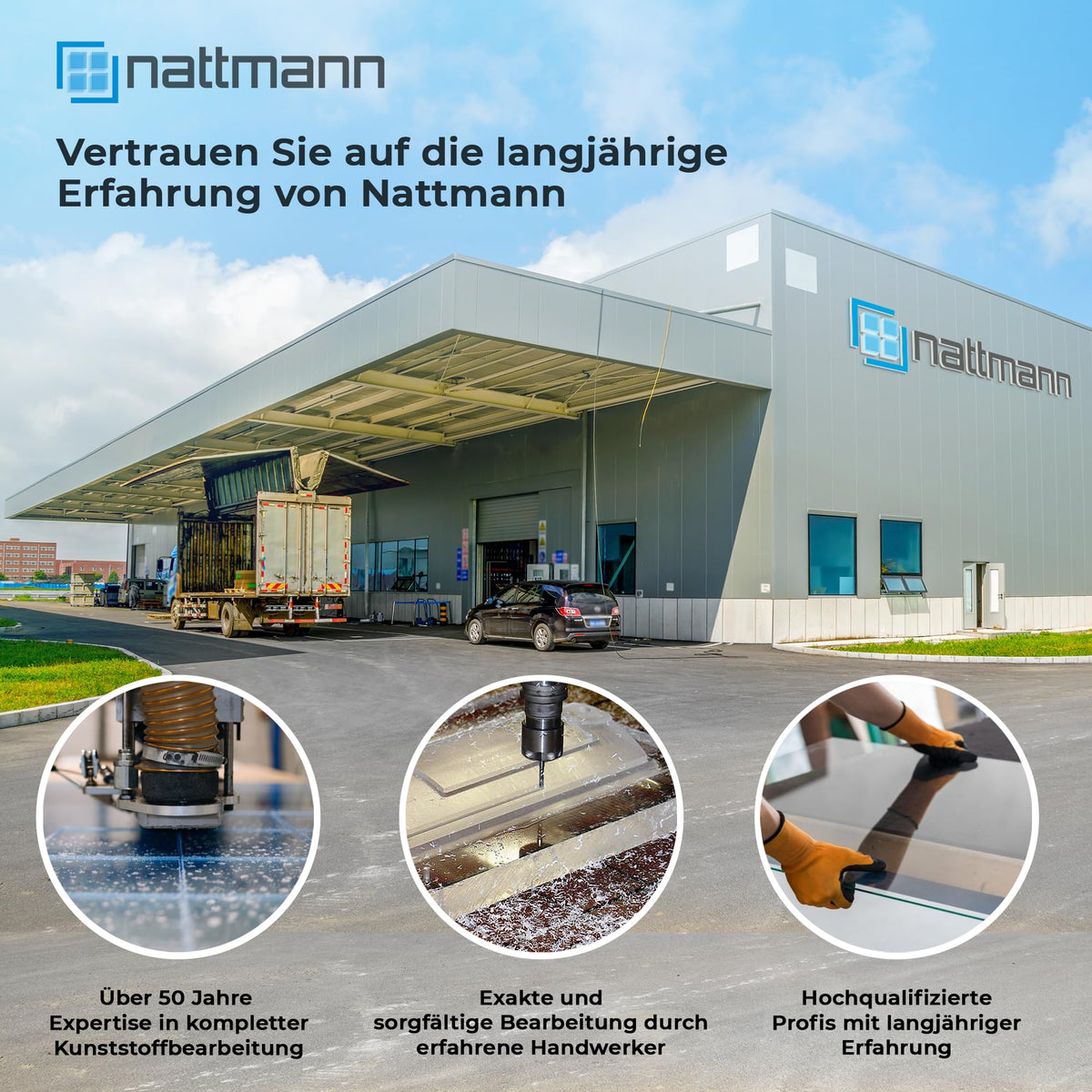 nattmann Plexiglas® GS coloured, 3 mm, versatile, shatterproof acrylic glass plate for light objects and more, brand quality in 25 x 50 cm