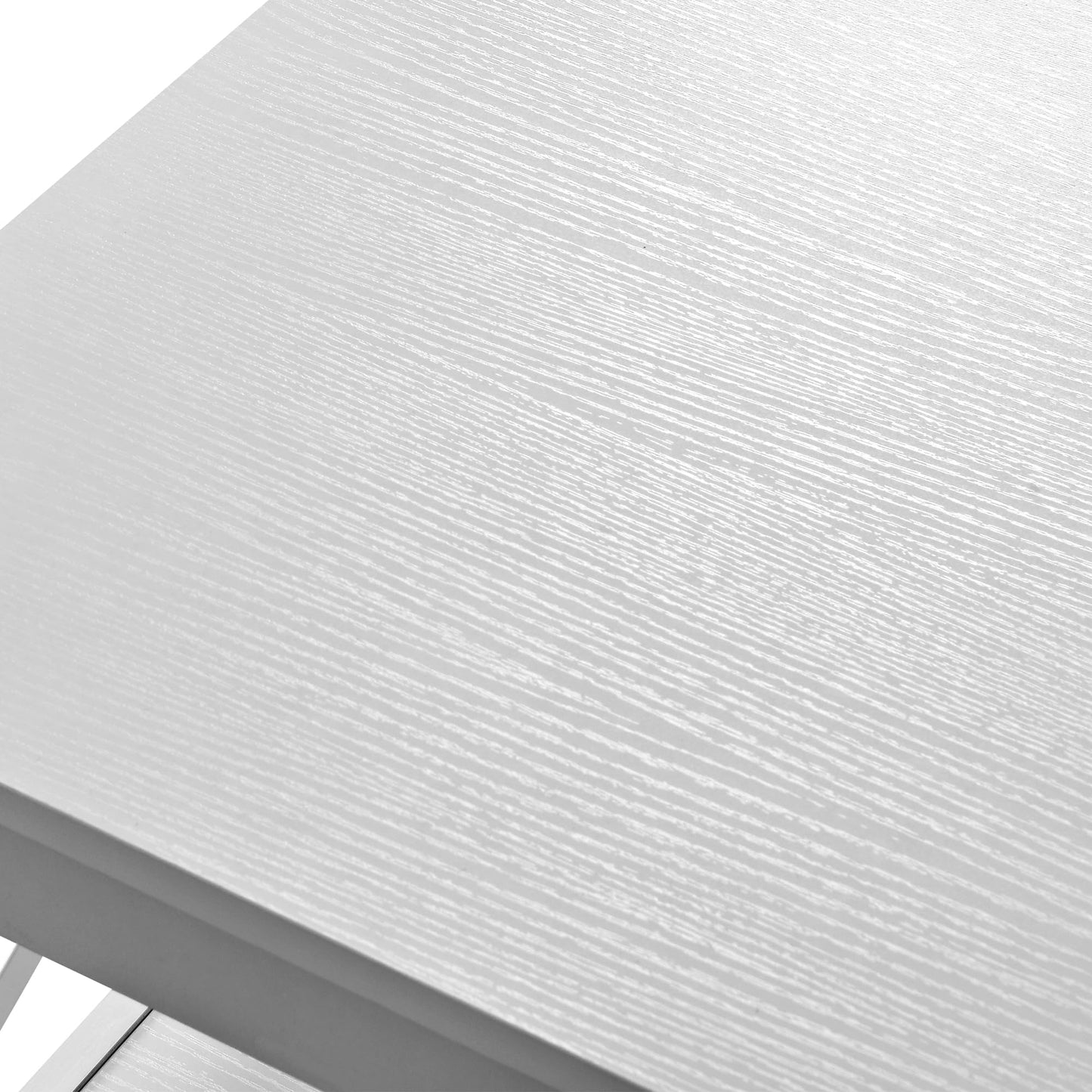 YITAHOME Coffee Table, Small 2-Tier Wooden Table with Storage Shelf, 100x55.3x45cm White Coffee Tables for Living Room