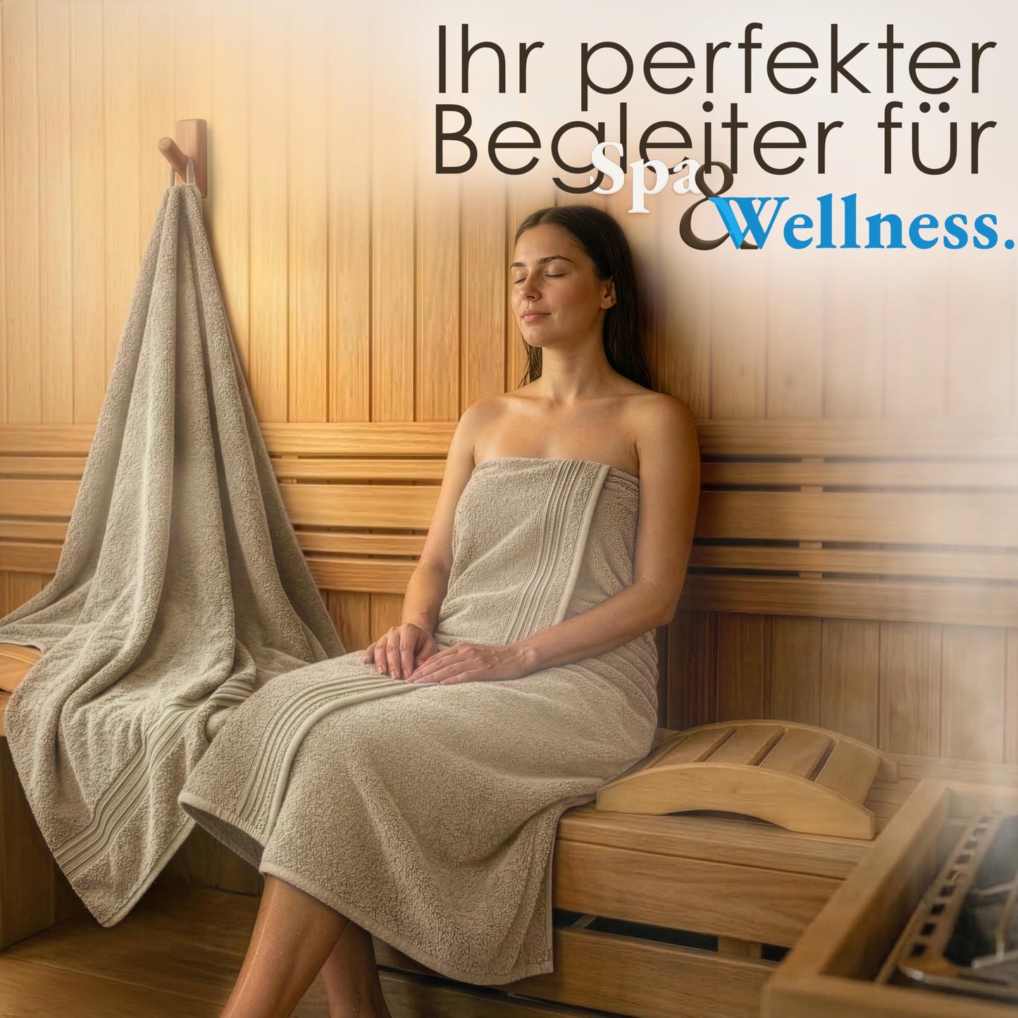 Hammetex Bathrobe 100% Cotton Unisex for Men and Women Quality 400 g/m² Quality Soft Absorbent Terry Towelling Bathrobe for Couples with Pockets