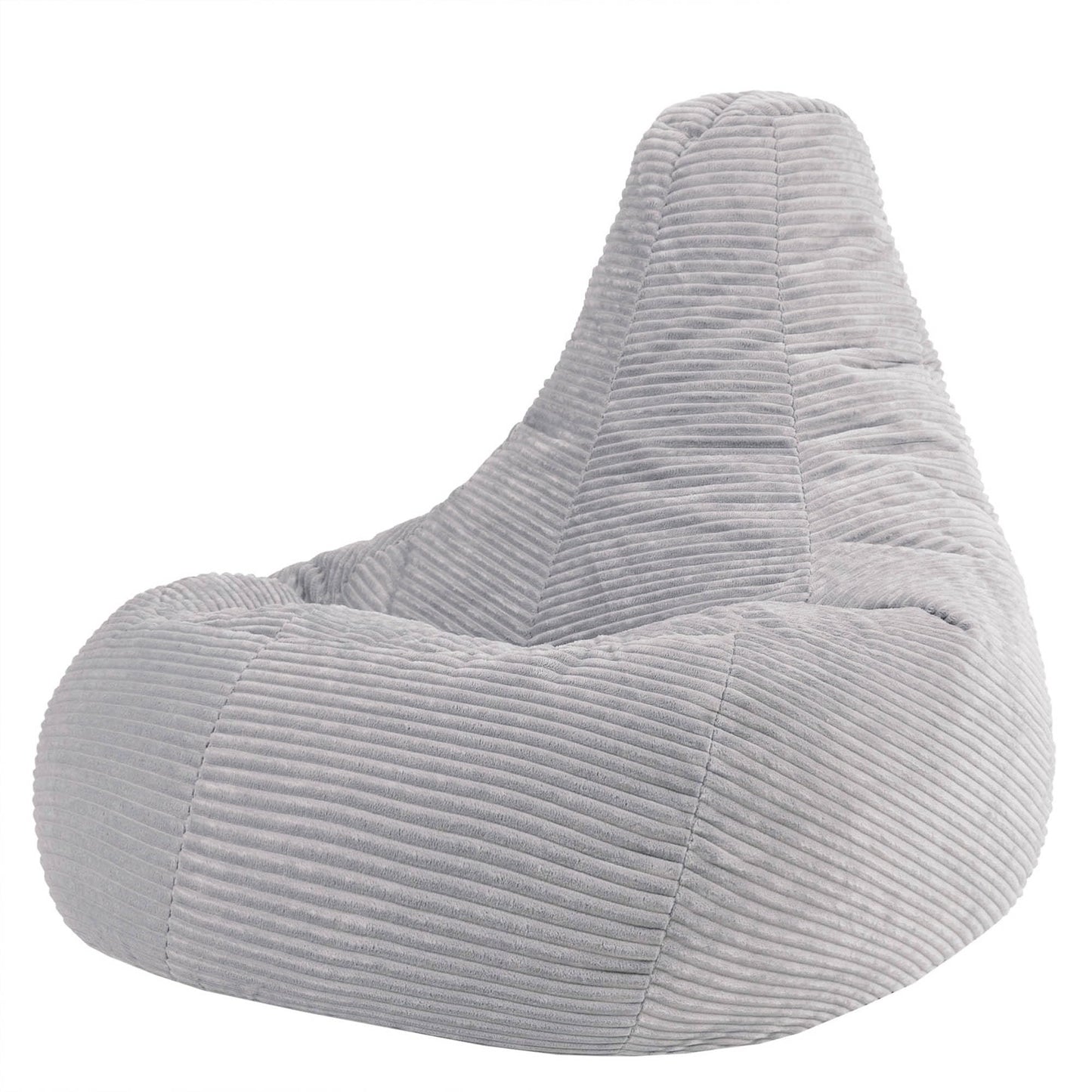 icon Dalton Large Cord Bean Bag with Filling Included, Grey