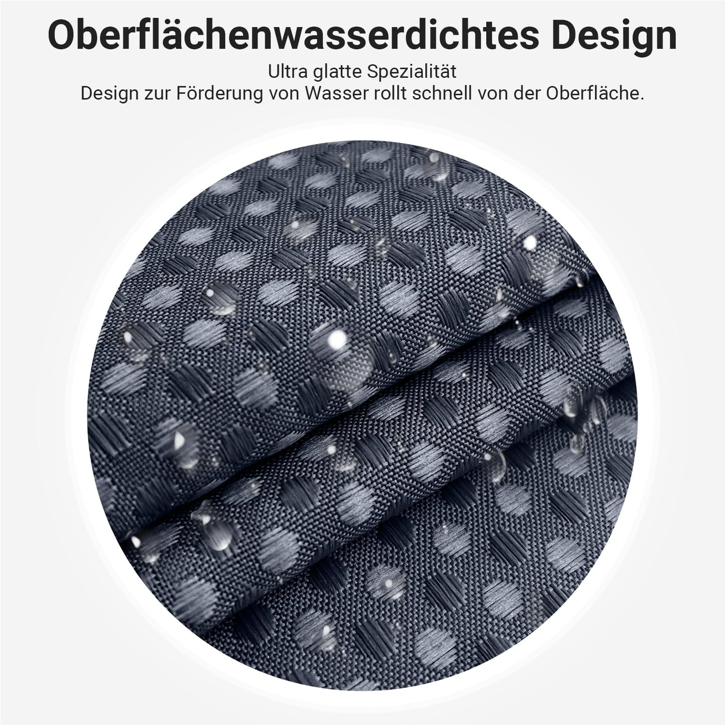 Lerores Shower Curtain, 180 x 200 cm, Waffle Man Blue, Weighted Hem, Anti-Mould Textile, Water-Repellent