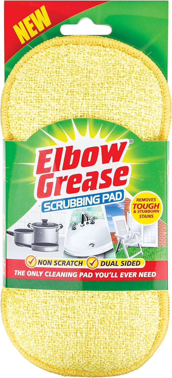 Elbow Grease Scrubbing Pad (Yellow - 1 Pack)