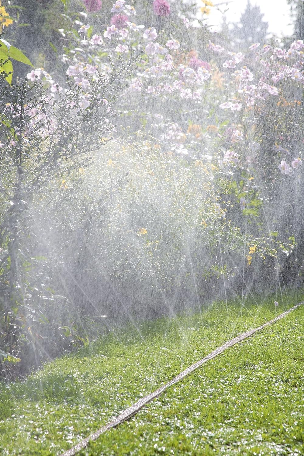 Gardena Sprinkler Hose: Fine Sprayer for beds, Borders and Narrow Areas, Length 15 m, Ready for Connection, Brown, can be Shortened or Extended