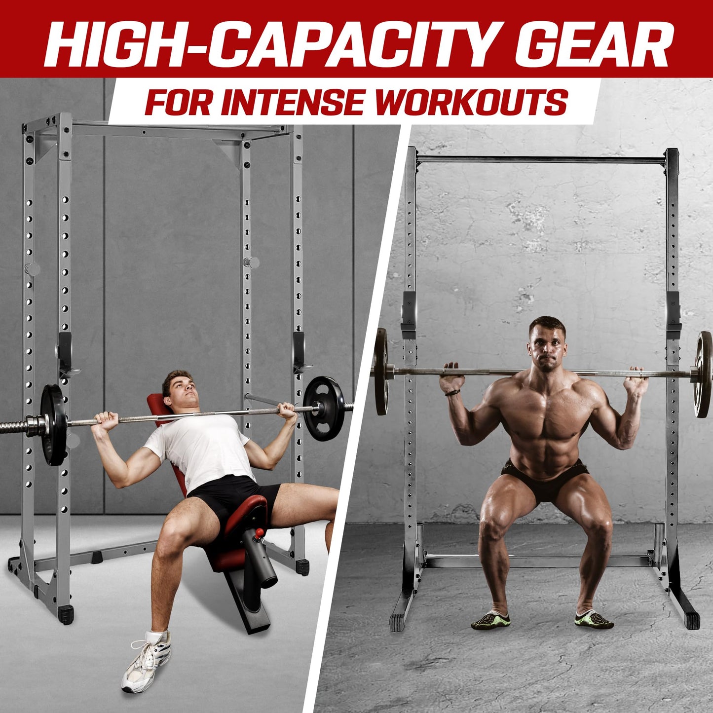 Yes4All QNGK J-Hook, 3x3 J Hooks Power Rack