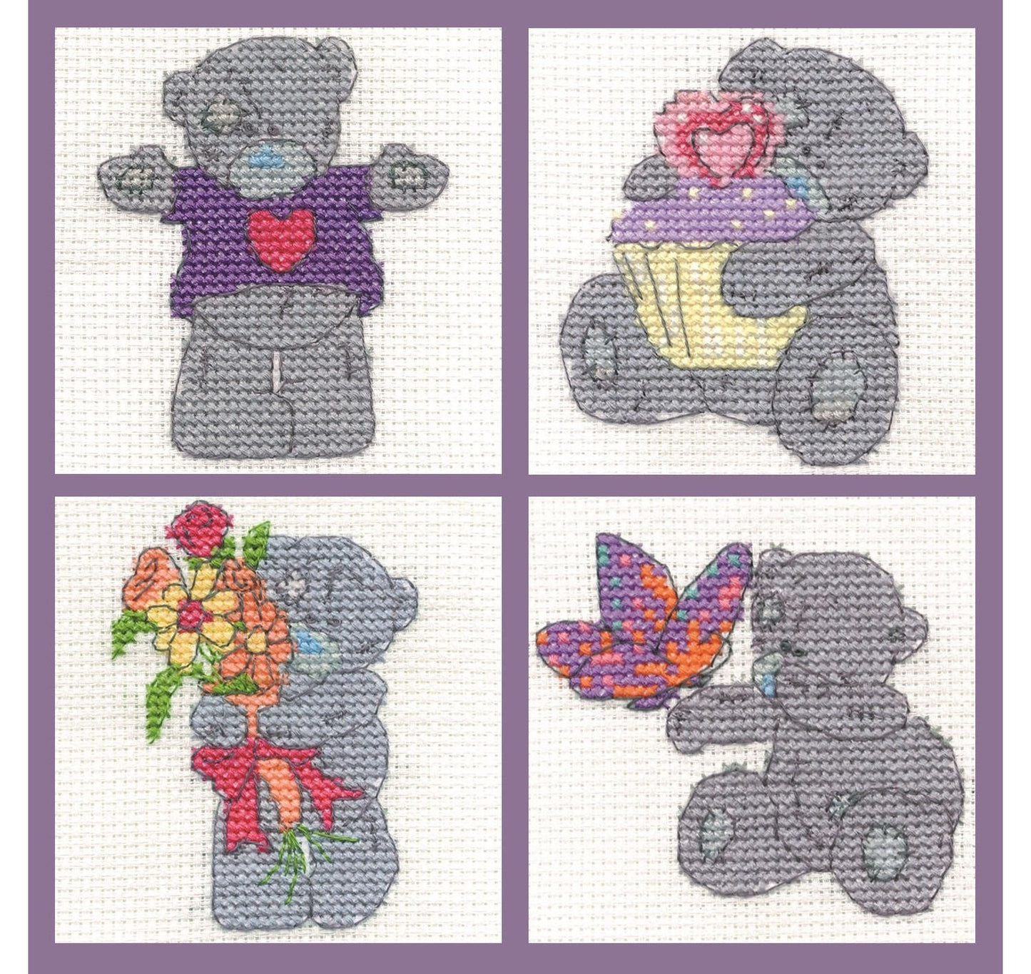 DMC Tatty Teddy Mini Kits Set Of 4 (Set B)