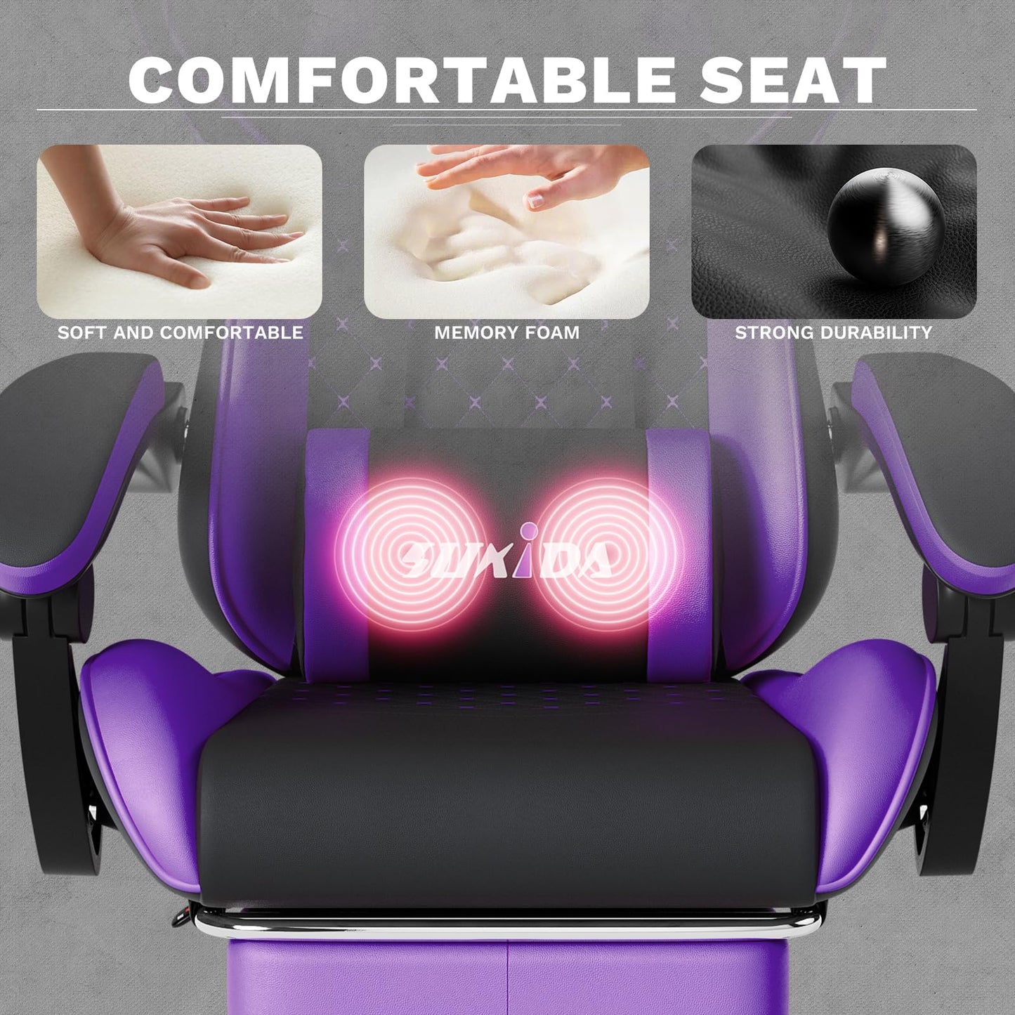 Gaming Ergonomic chair with Footrest Office Computer Chairs for Adults