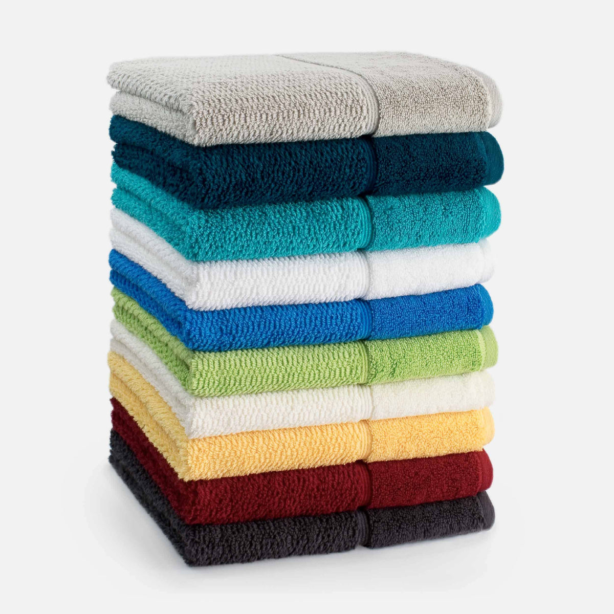 Frottana Pearl soap cloth 30 x 30 cm made of 100% cotton, snow 3er set