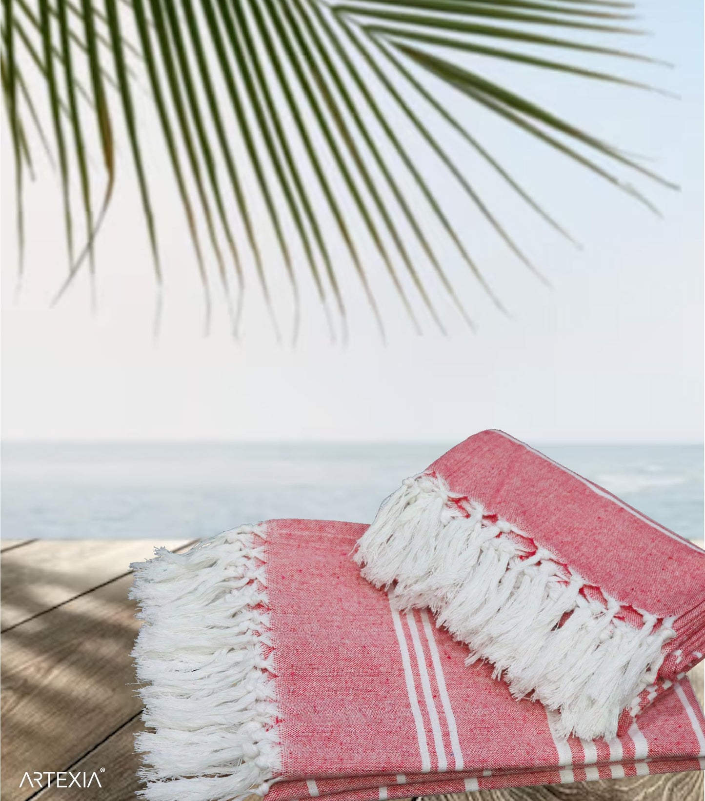 Artexia Beach Towel Lightweight 100% Recycled Extra Large Beach Towels Bath Towels Beach Towels for Adults Quick Dry Towel Lightweight Beach Towel