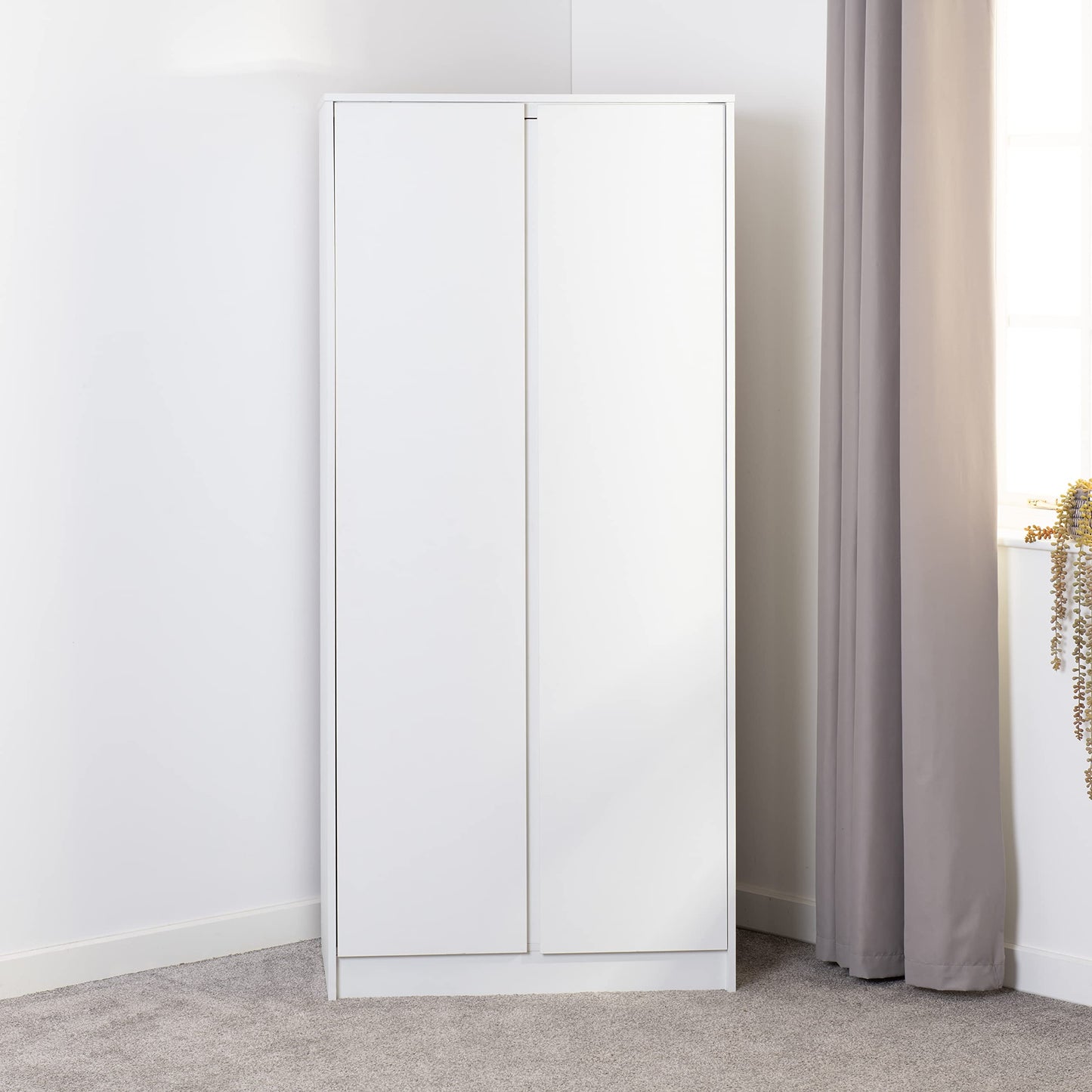 Seconique Malvern 2 Door Wardrobe in White