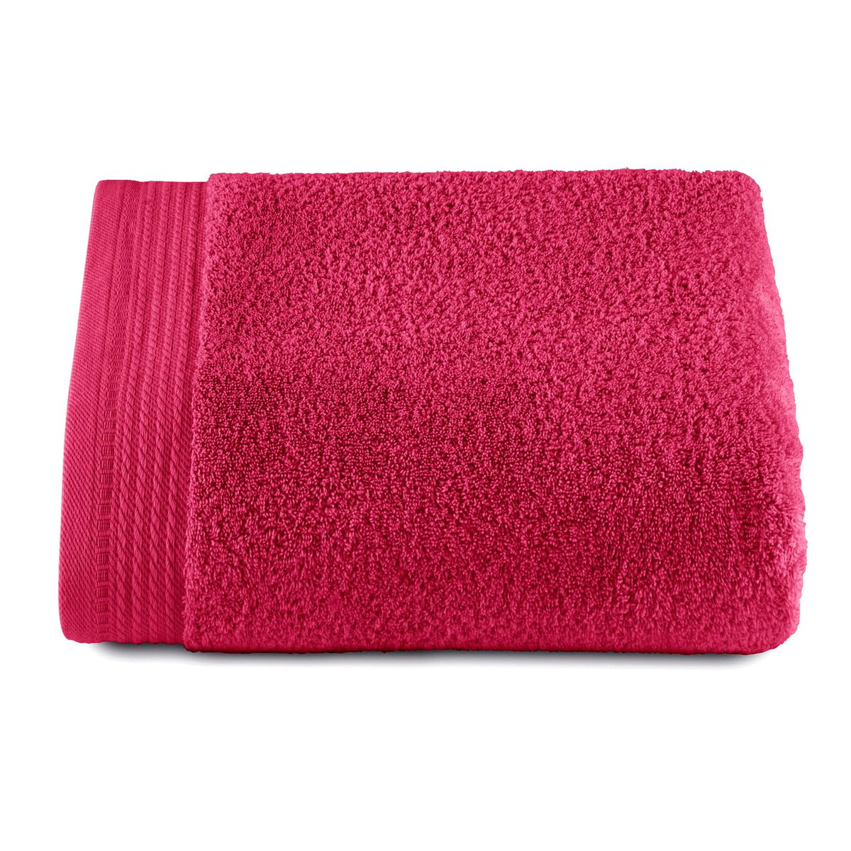 RIZO Top Towel ? Set of 1 Shower Towel ? Large Shower Towel ? Bath Towels ? 100% Combed Cotton ? 600 g/m2 ? Size 100 x 150 cm ? Fuchsia
