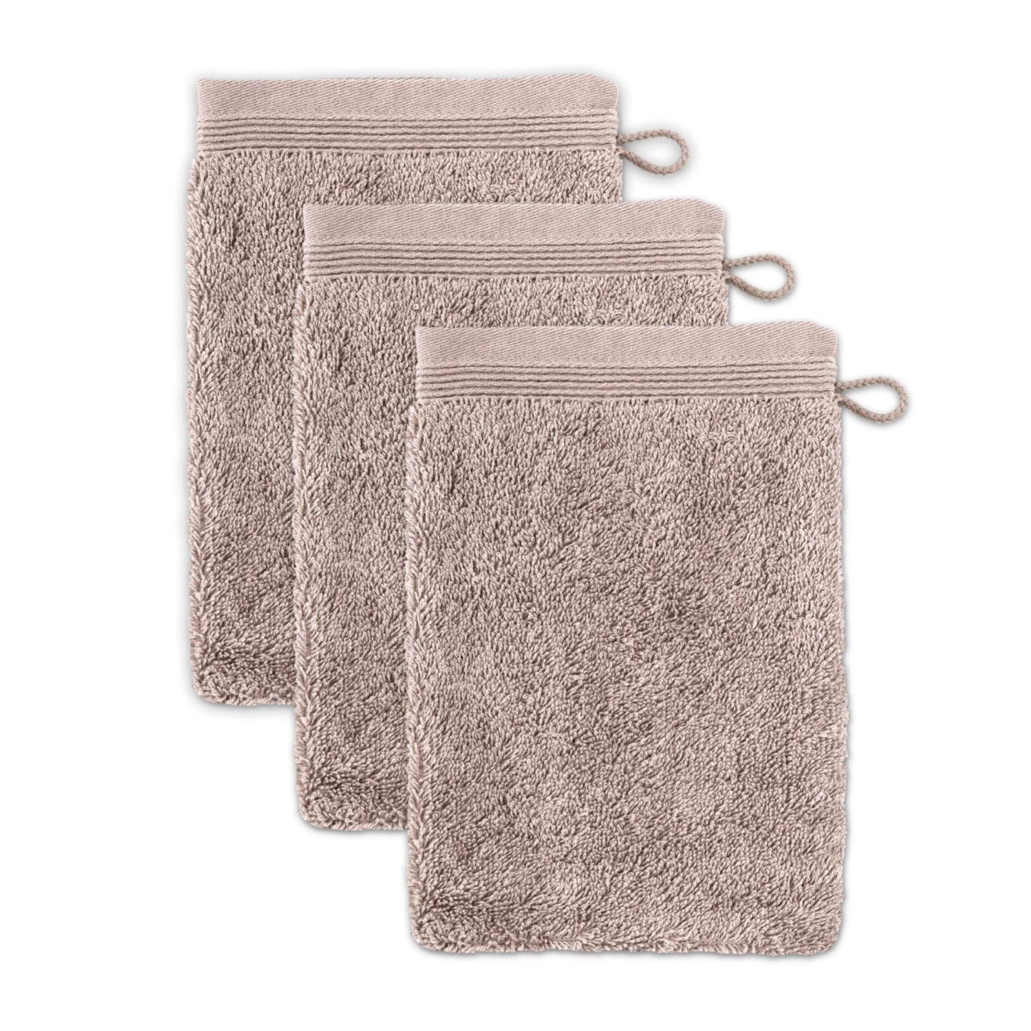 M?ve 3er set Superwuschel wash glove 15 x 20 cm made of 100% cotton, cashmere