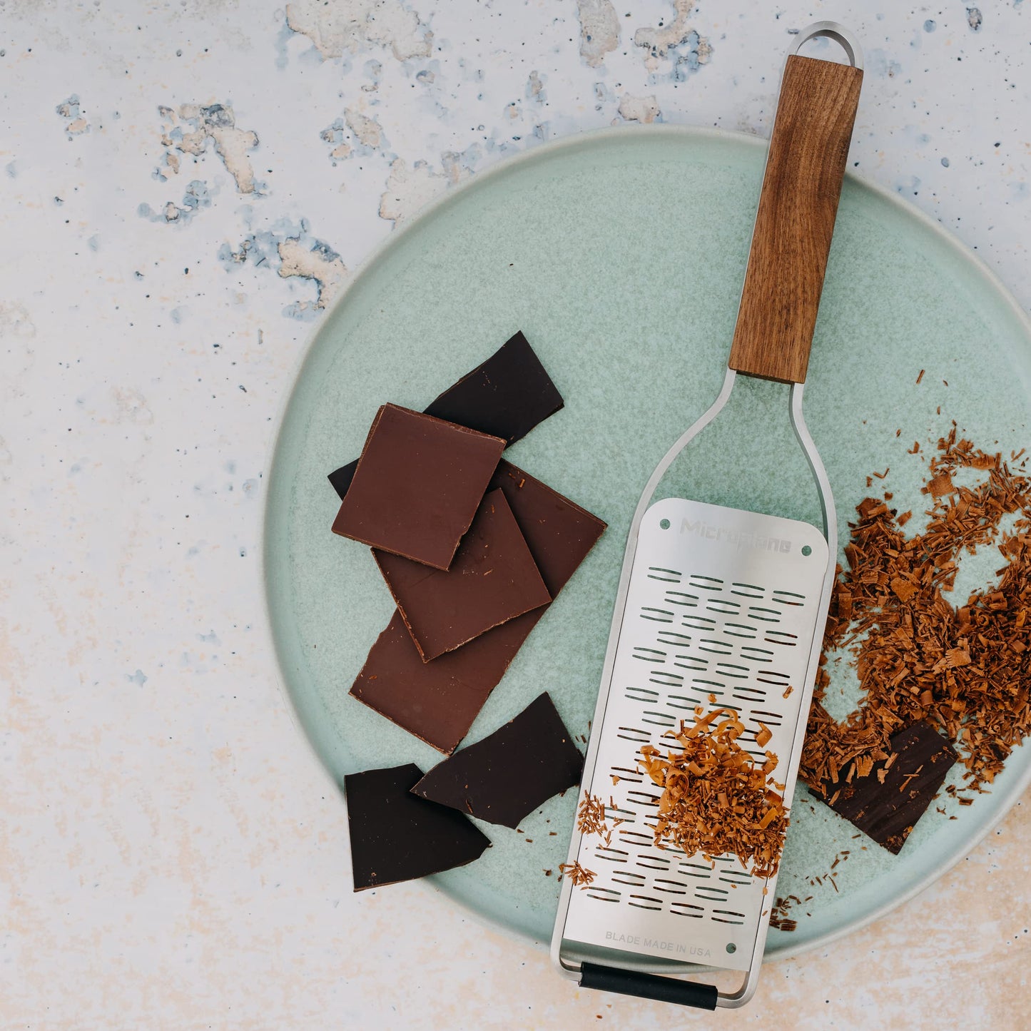 Microplane Kitchen Grater Ribbon for Hard Cheese, Apple, Carrot, Zucchini and Chocolate with Stainless Steel Blades - Made in USA