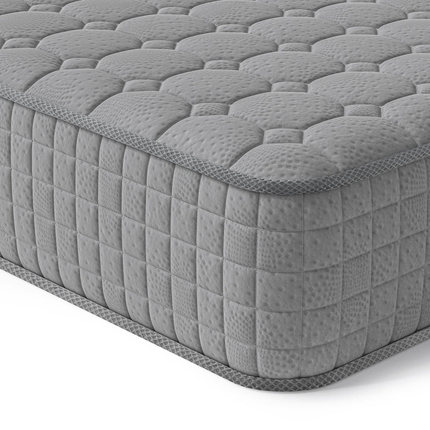 Vesgantti King Size Mattress Hybrid Mattress 150x200x25cm, Grey