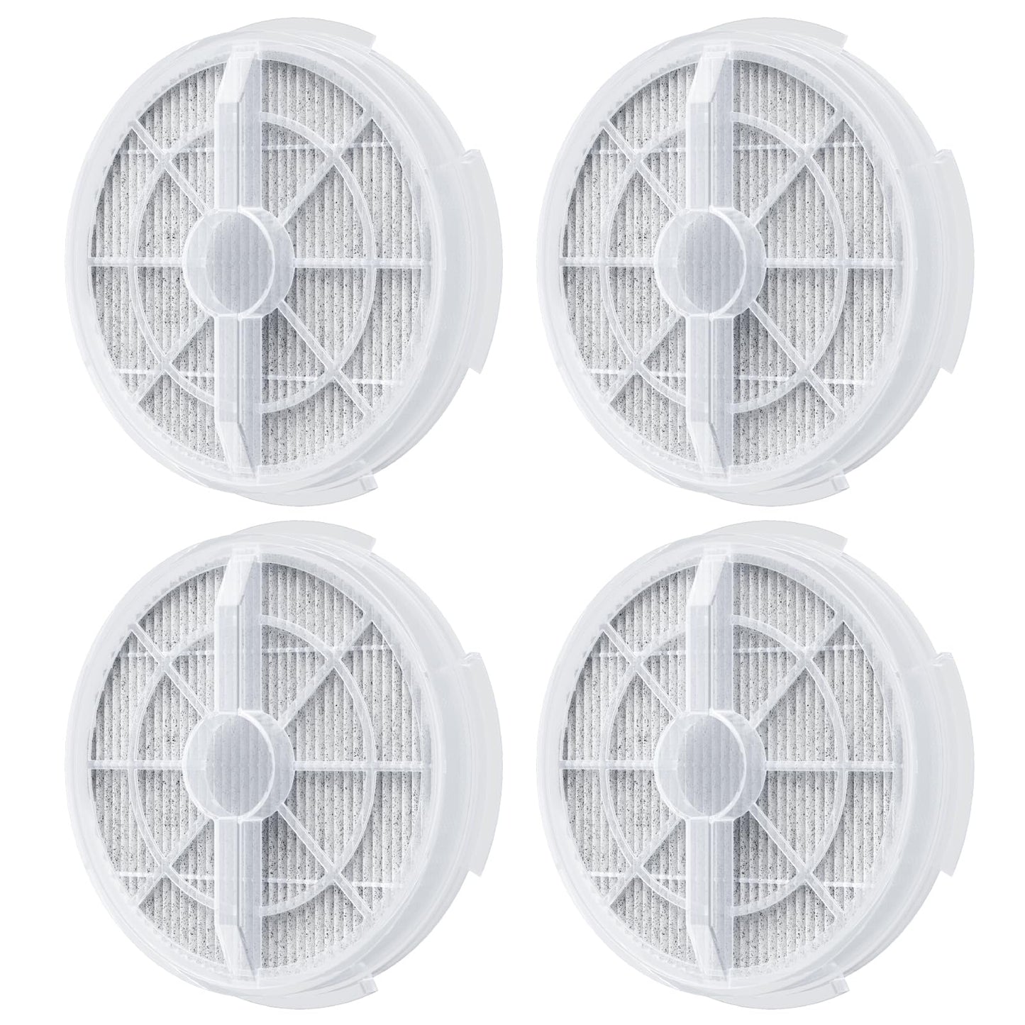 4 Pack GL2103 HEPA Replacement Filter for RIGOGLIOSO GL-2103, JINPUS GL-2103, RIGOGLIOSO SY900S Air Purifier, 2-in-1 HEPA Filters and Activated Carbon