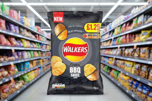 18 x Walkers Bbq Sauce - 70GM