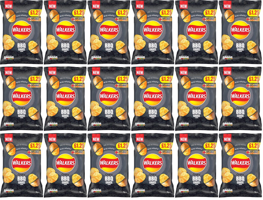 18 x Walkers Bbq Sauce - 70GM