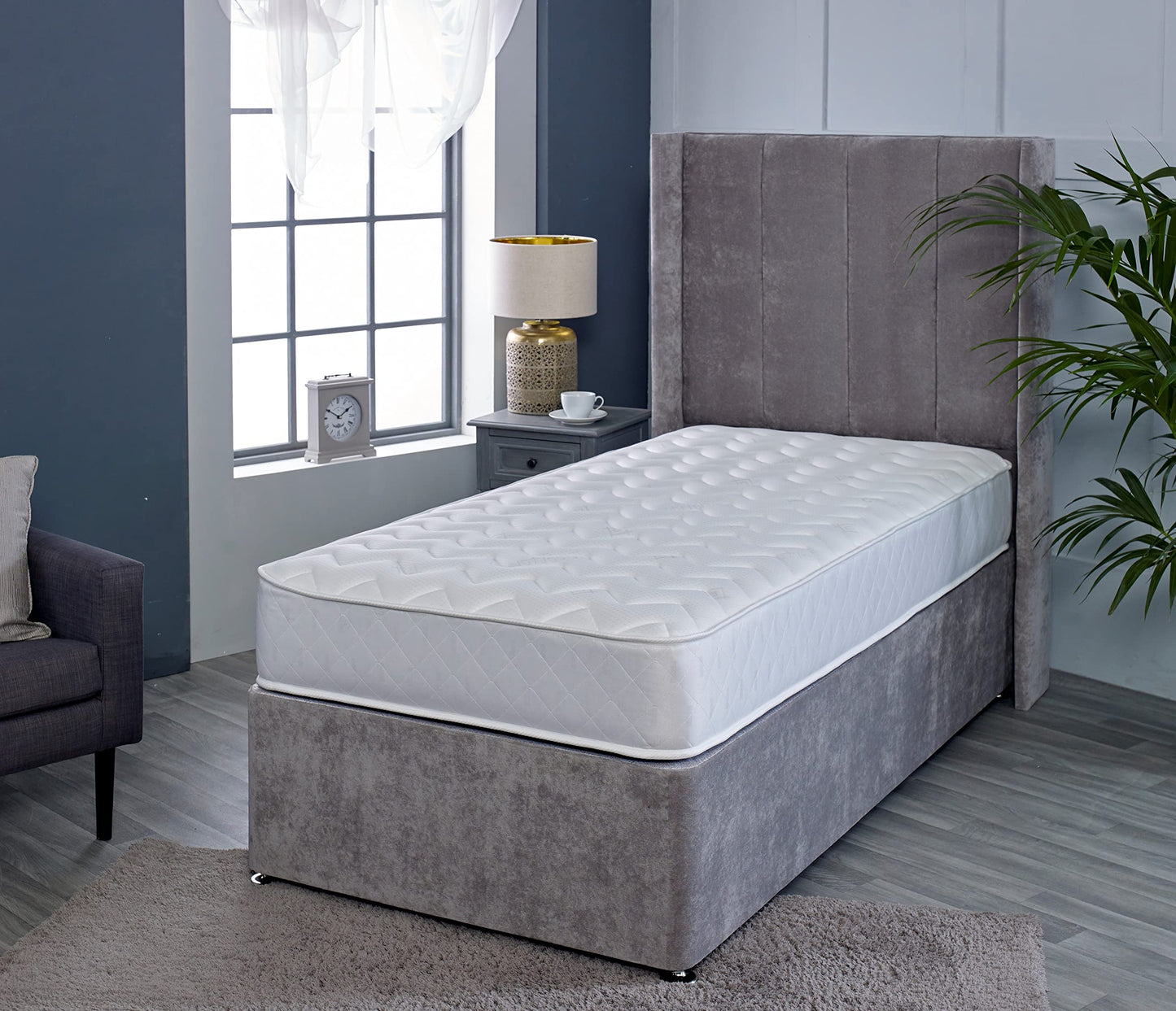 Starlight Beds Astral White Hybrid Shorty Mattress - 2ft6 x 5ft9