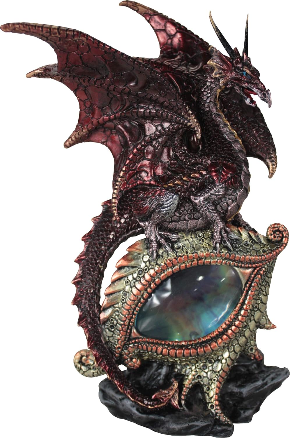 Nemesis Now Eye Of The Dragon Red Figurine 26cm Red, New but a piece of the wing has broke, can be glued back on, open scruffy box