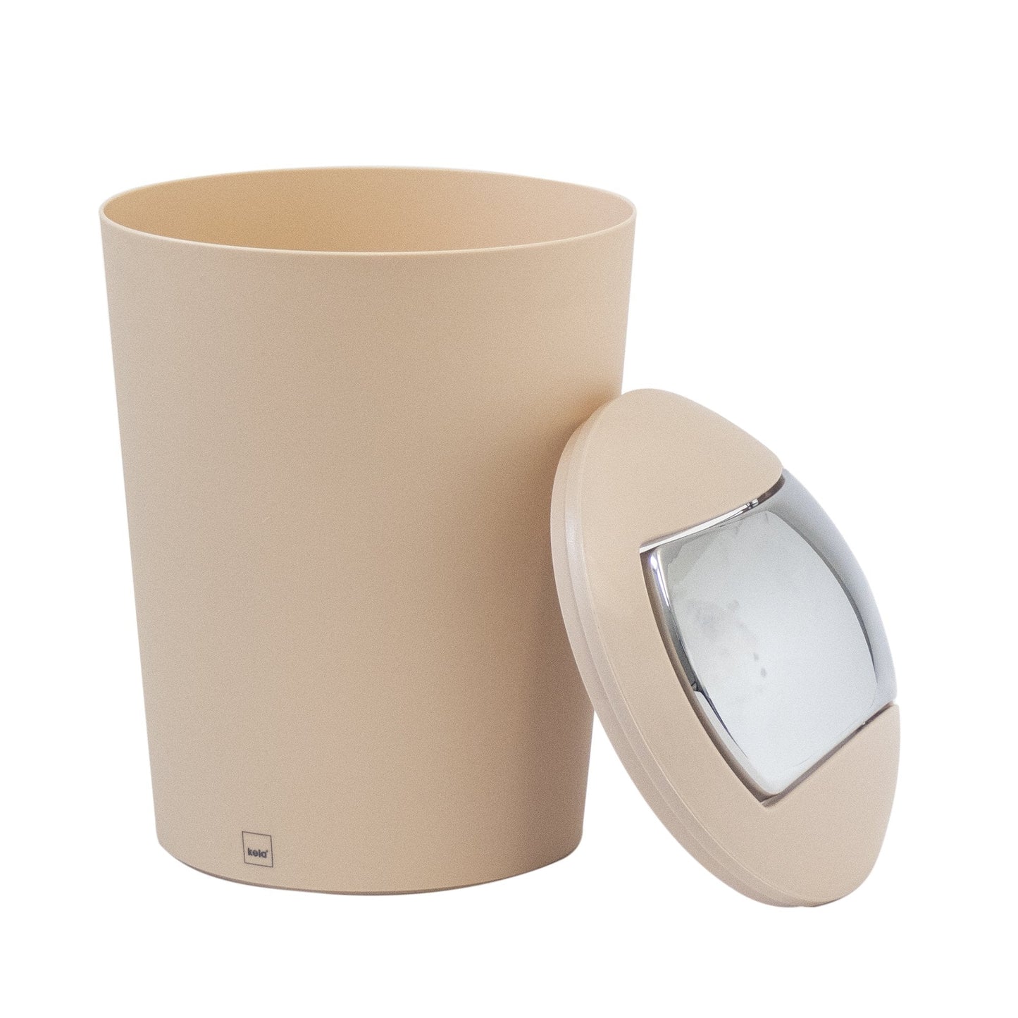 Kela 22769 Swing Lid Bin, 5 l, Plastic, Marta, Creme
