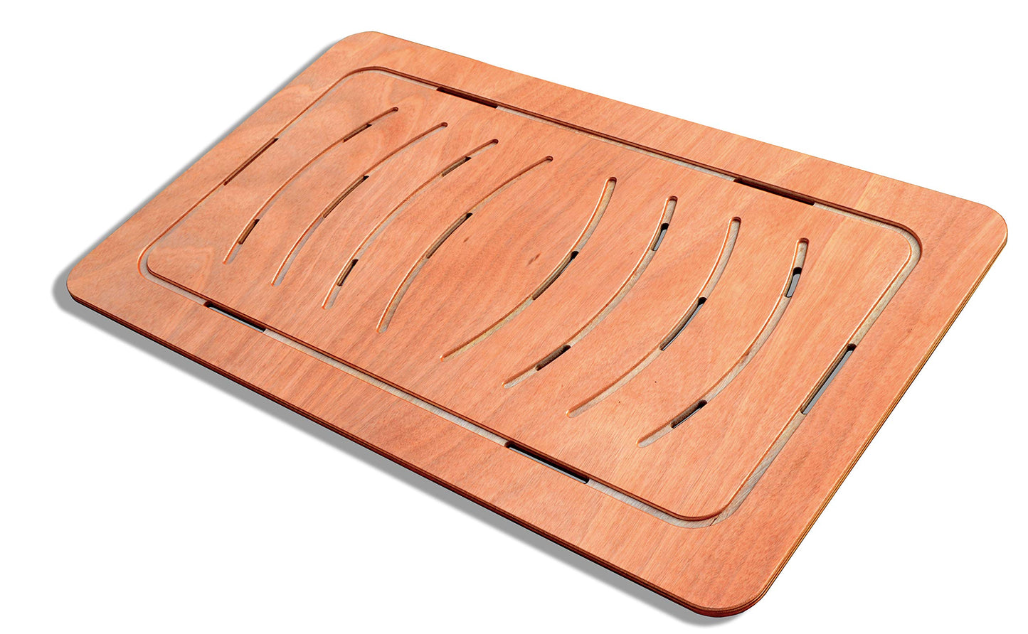 Castelmerlino 94 Shower Board in Okum? Marine Plywood cm 104 x 62 for Plates cm 120 x 80