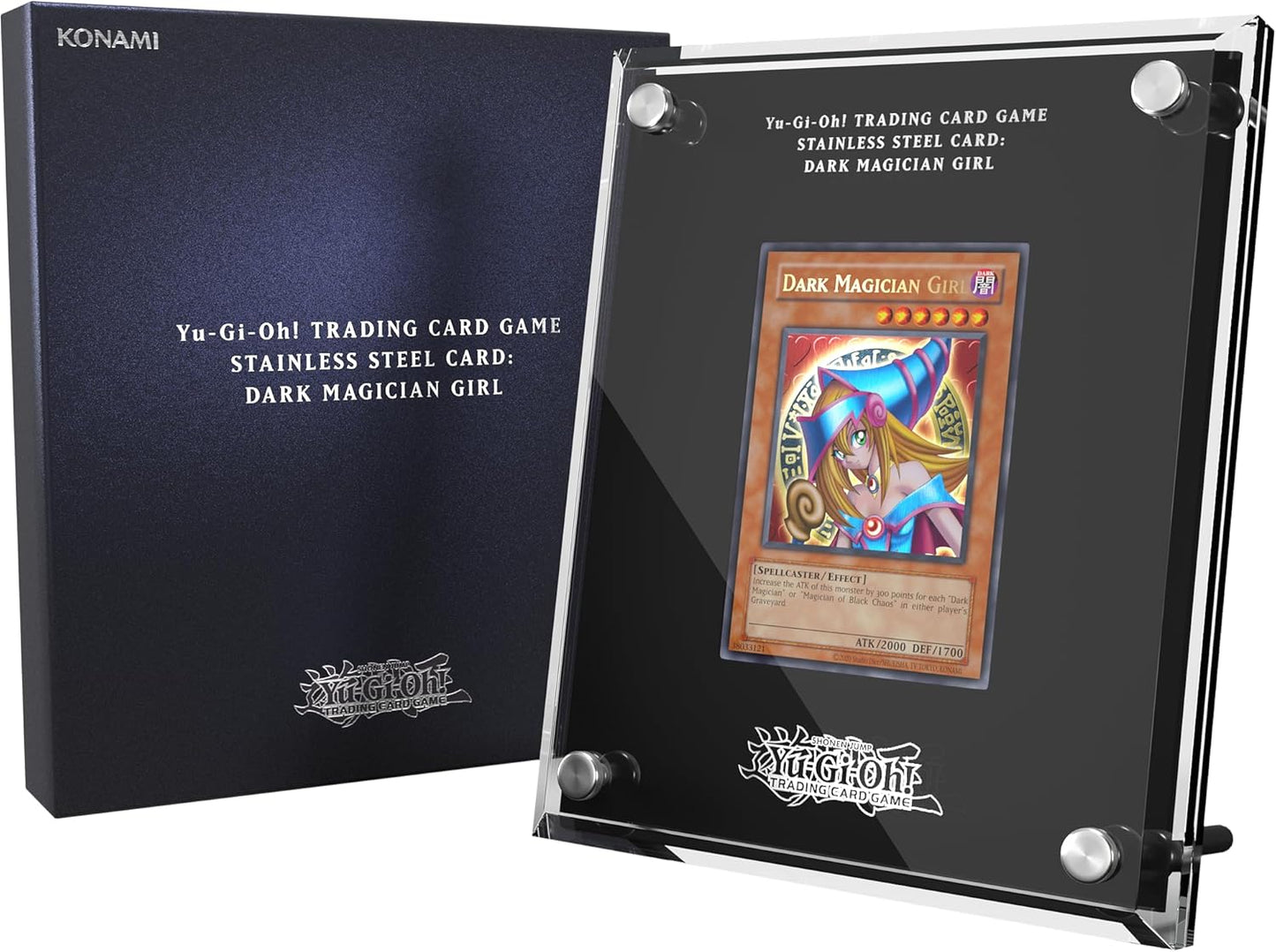 Yu-Gi-Oh! TRADING CARD GAME Stainless Steel Card: Dark Magician Girl, new but opened box
