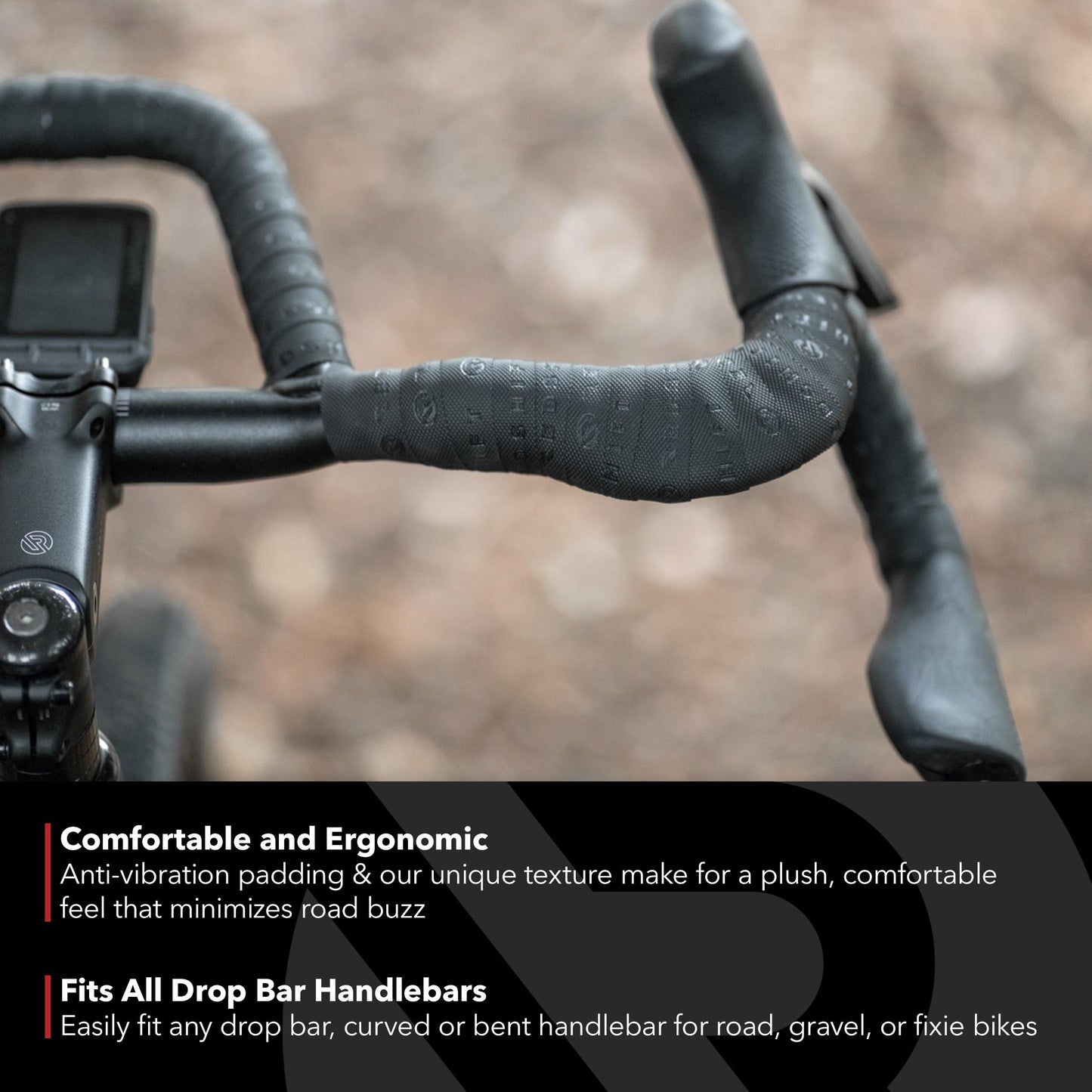 REDSHIFT Really Long Bike Handlebar Tape for Road Bikes, Gravel, Fixie Bicycles Drop Bar Handle Wrap, Ergonomic Comfort Cycling Accessory, 315cm Long,