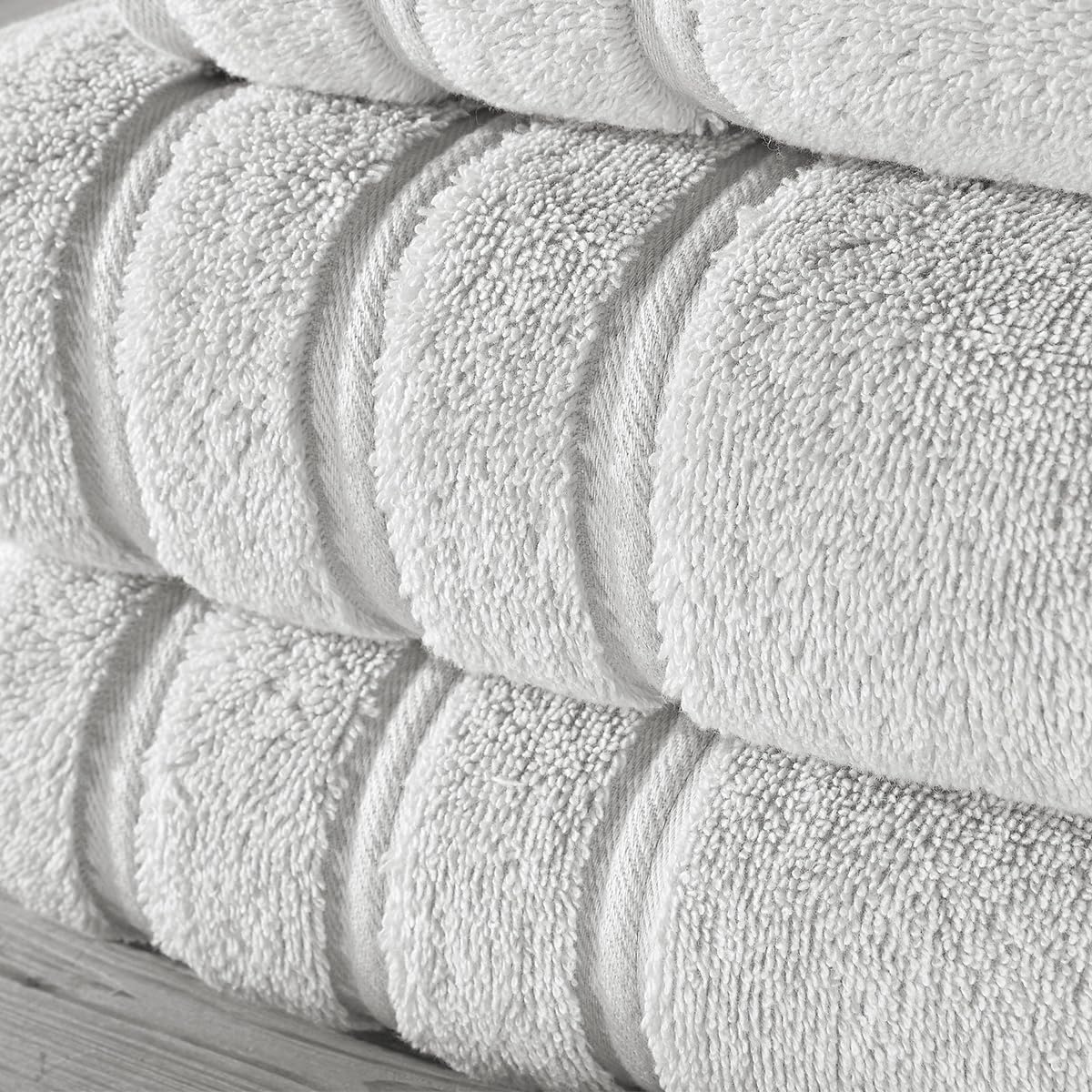 Christy Antalya Family Towel Set | 6 Piece | 100% Turkish Cotton | 600GSM | Soft Plush Luxury Towel Set | 2 Bath Sheets 2 Bath Towels 2 Hand Towels