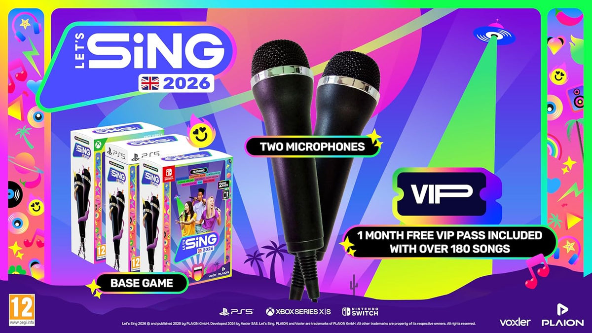 Let’s Sing 2026 – 2-Mic Edition (Nintendo Switch) BOX DAMAGED