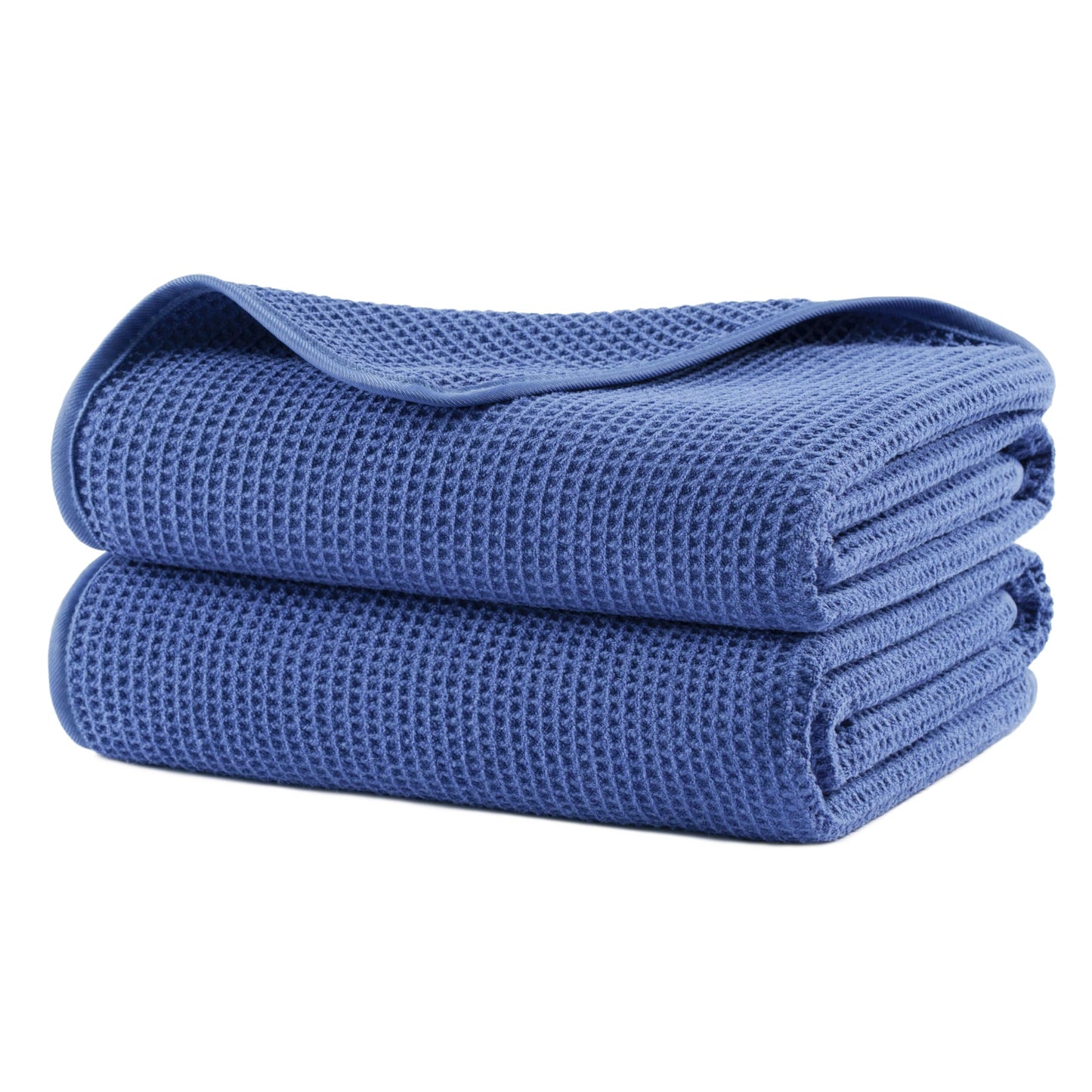POLYTE 380 GSM Microfibre Quick Dry Waffle Bath Towel, 76.2x152.4 cm