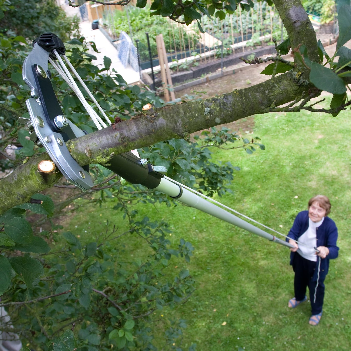 Darlac Geared Anvil Tree Pruner Head ? Interchangeable Garden Pruning Head for Telescopic Swop Top Telescopic Pole Attachment ? Immense Cutting Power