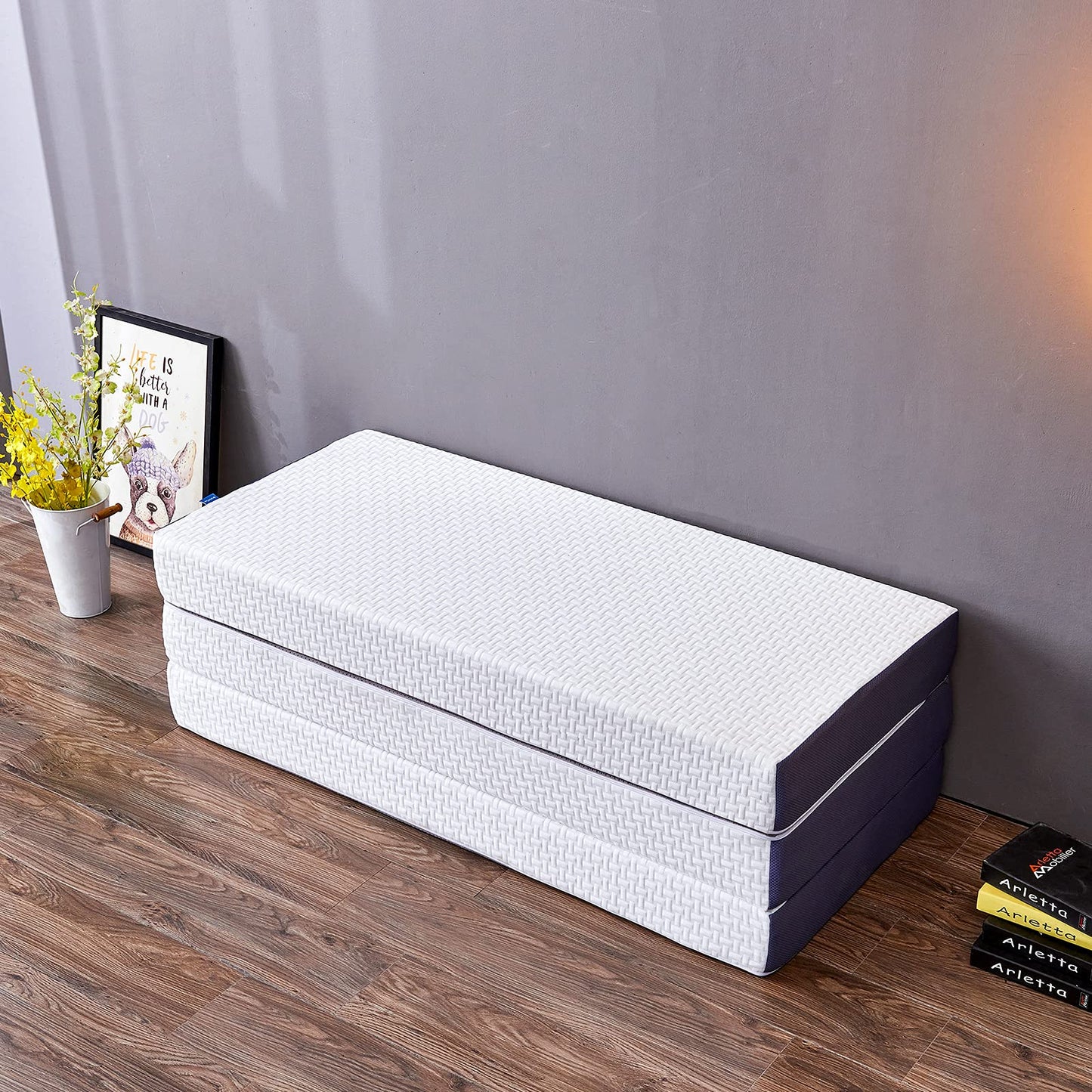 Inofia Folding Memory Foam Mattress Single with Storage Bag