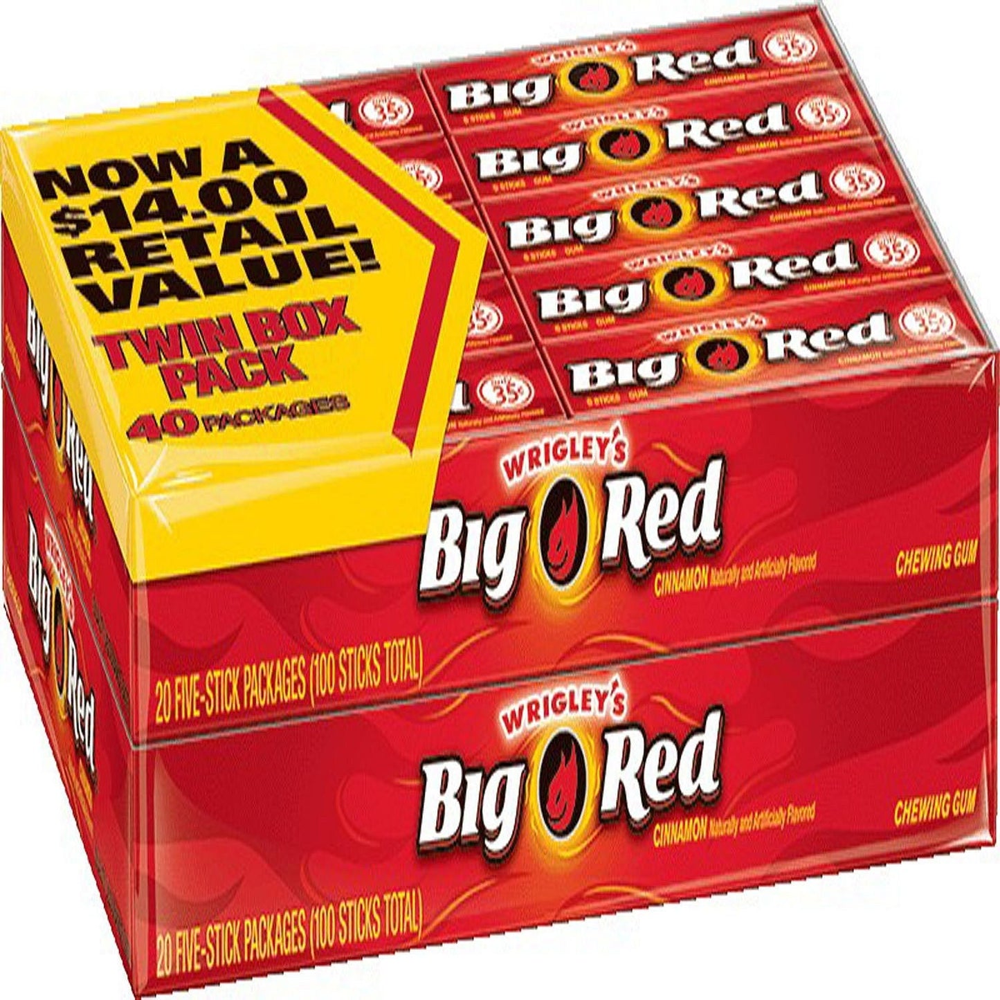 Wrigley's (Pack of 40) Big Red Gum