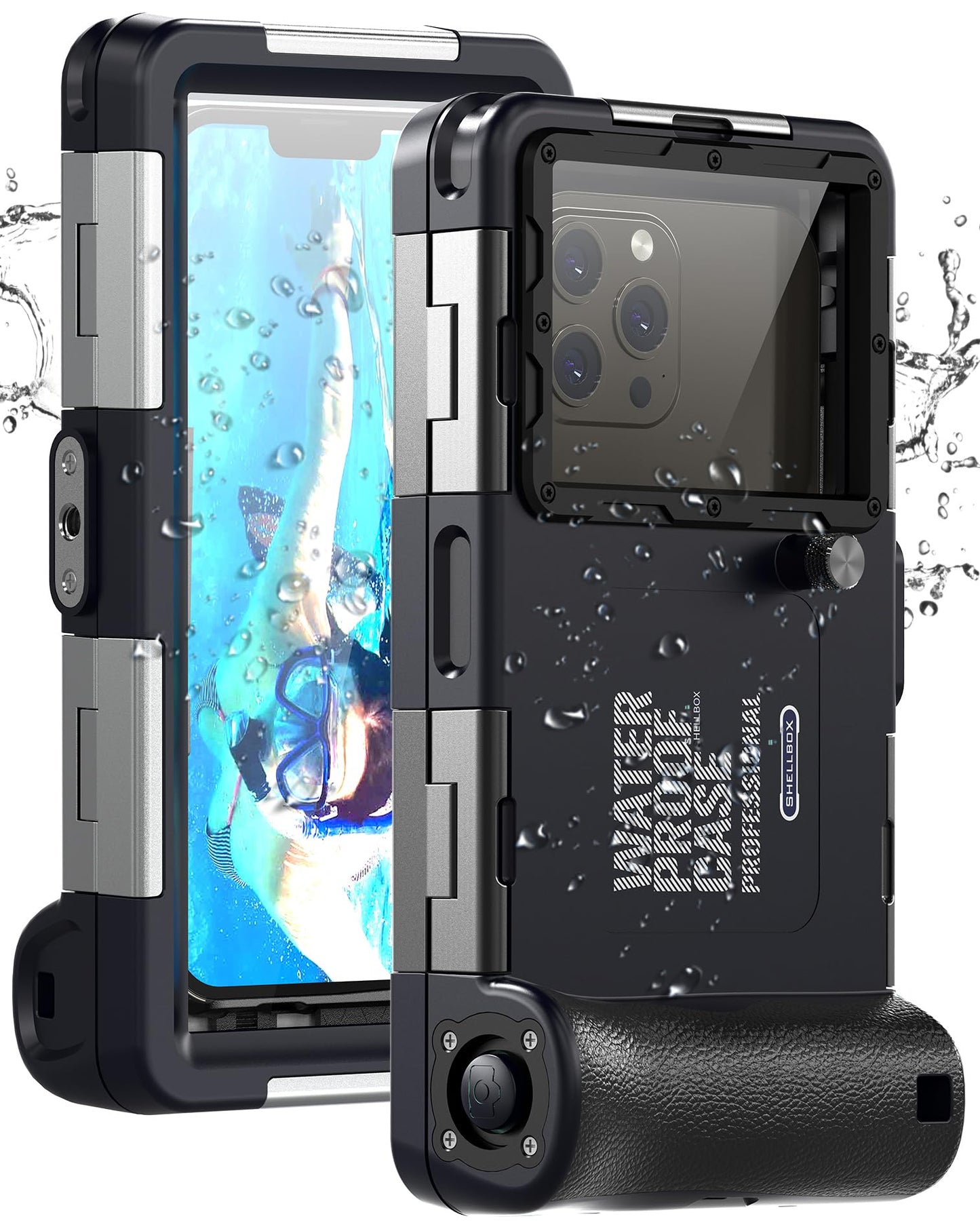 Waterproof Diving Phone Case for iPhone Samsung Galaxy Huawei Series Smartphones, Professional [50ft/15m] Outdoor Snorkeling Underwater Surfing Photo